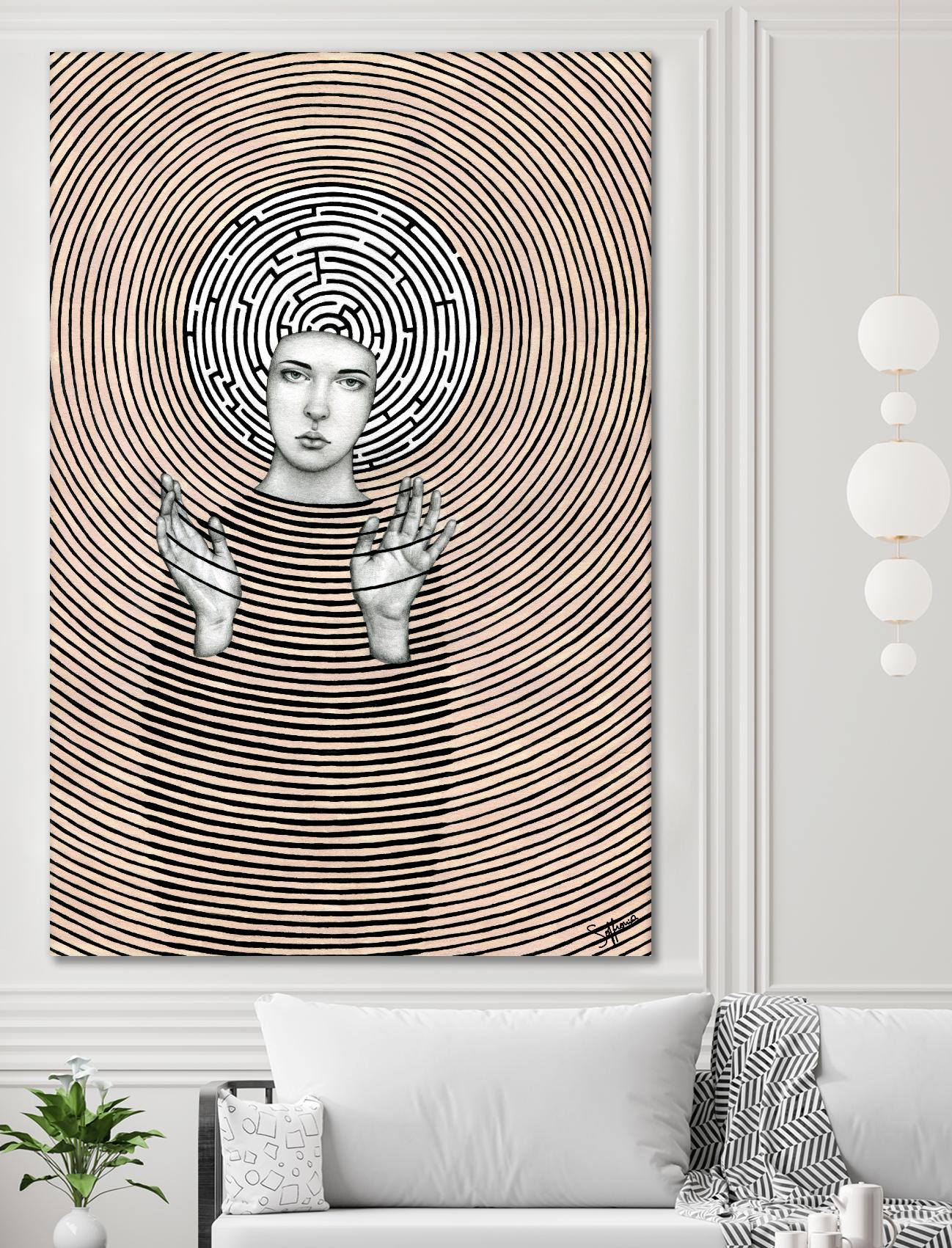 Vanda by Sofia Bonati on GIANT ART - black men and women