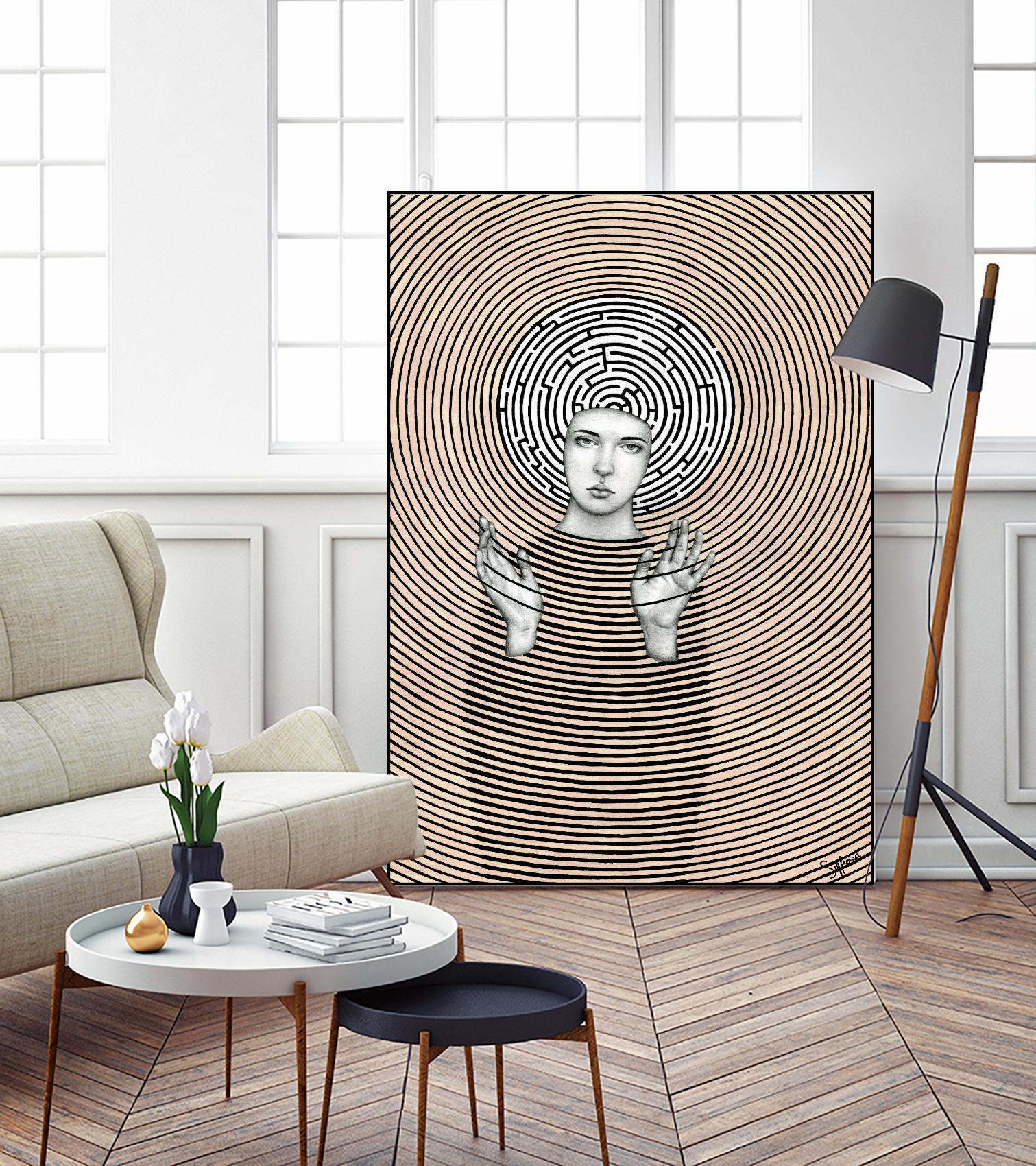 Vanda by Sofia Bonati on GIANT ART - black men and women