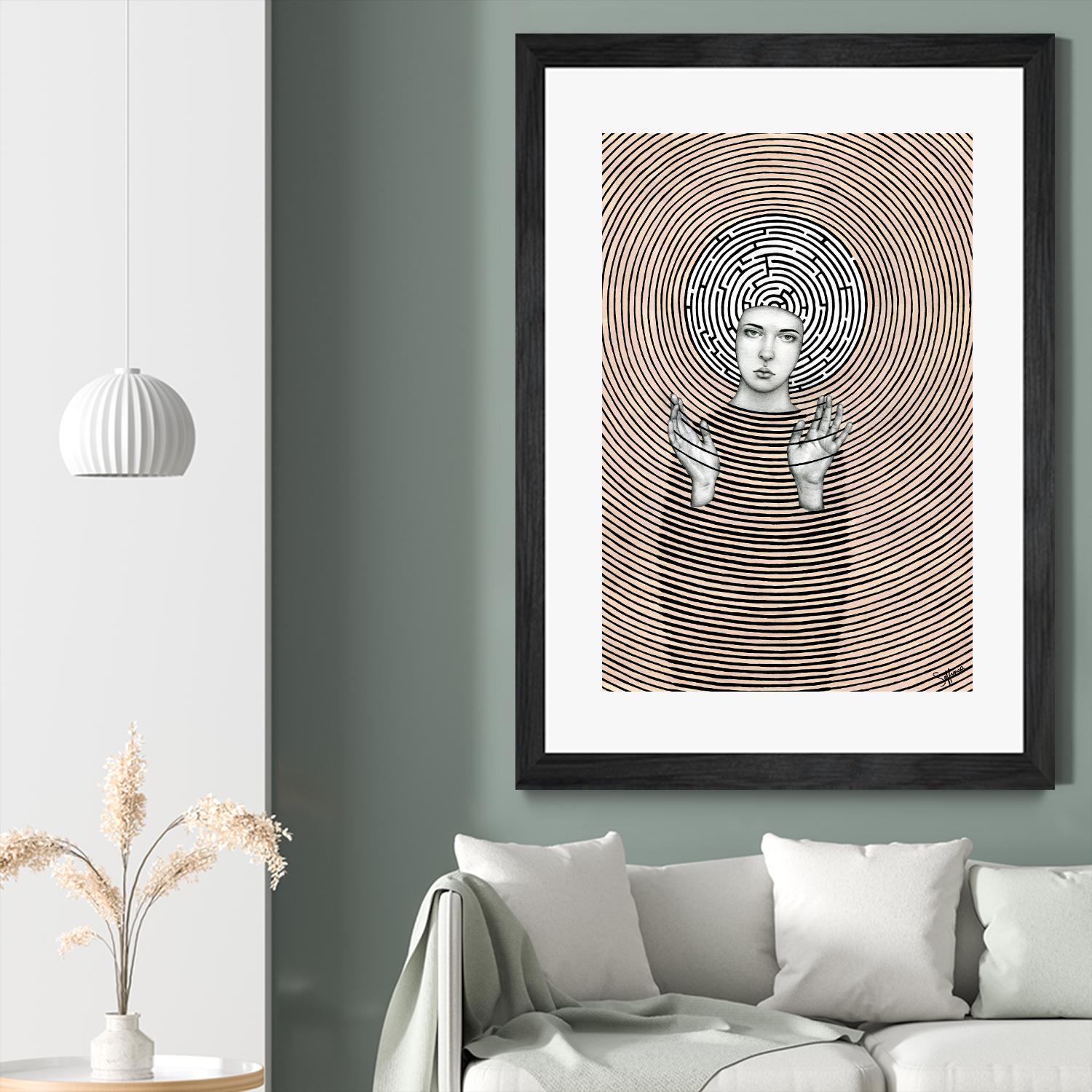 Vanda by Sofia Bonati on GIANT ART - black men and women