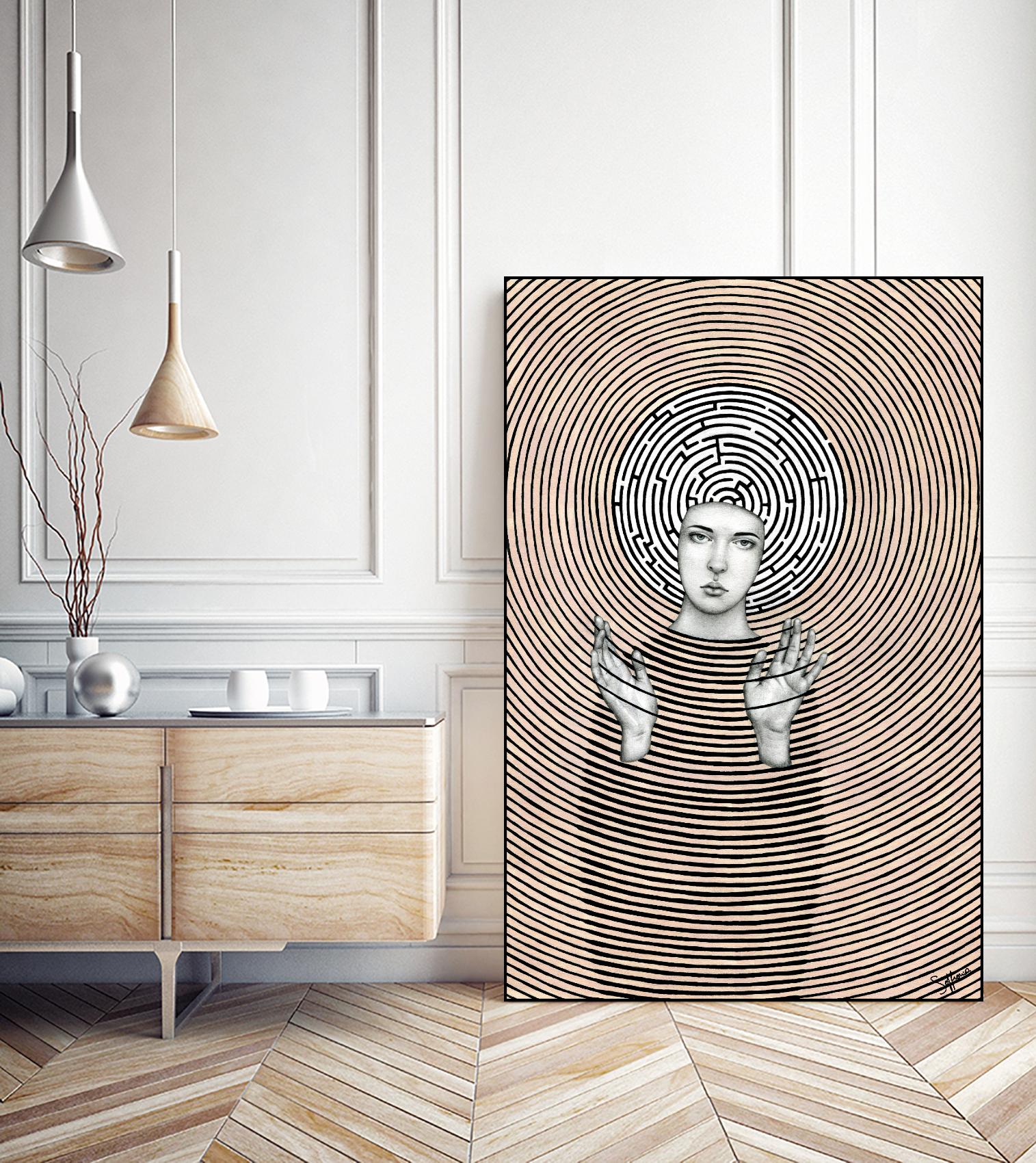 Vanda by Sofia Bonati on GIANT ART - black men and women