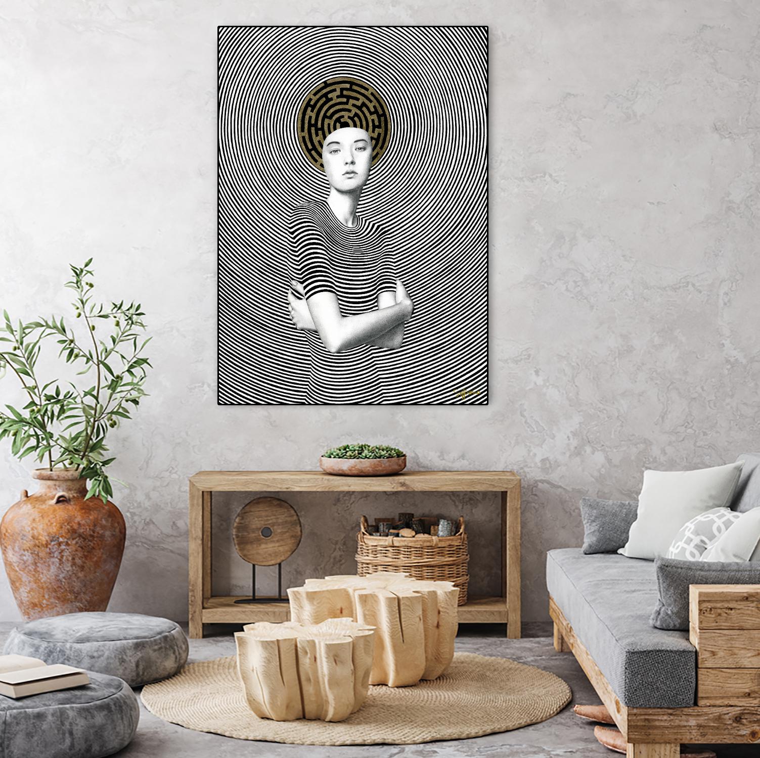 Odette by Sofia Bonati on GIANT ART - white men and women