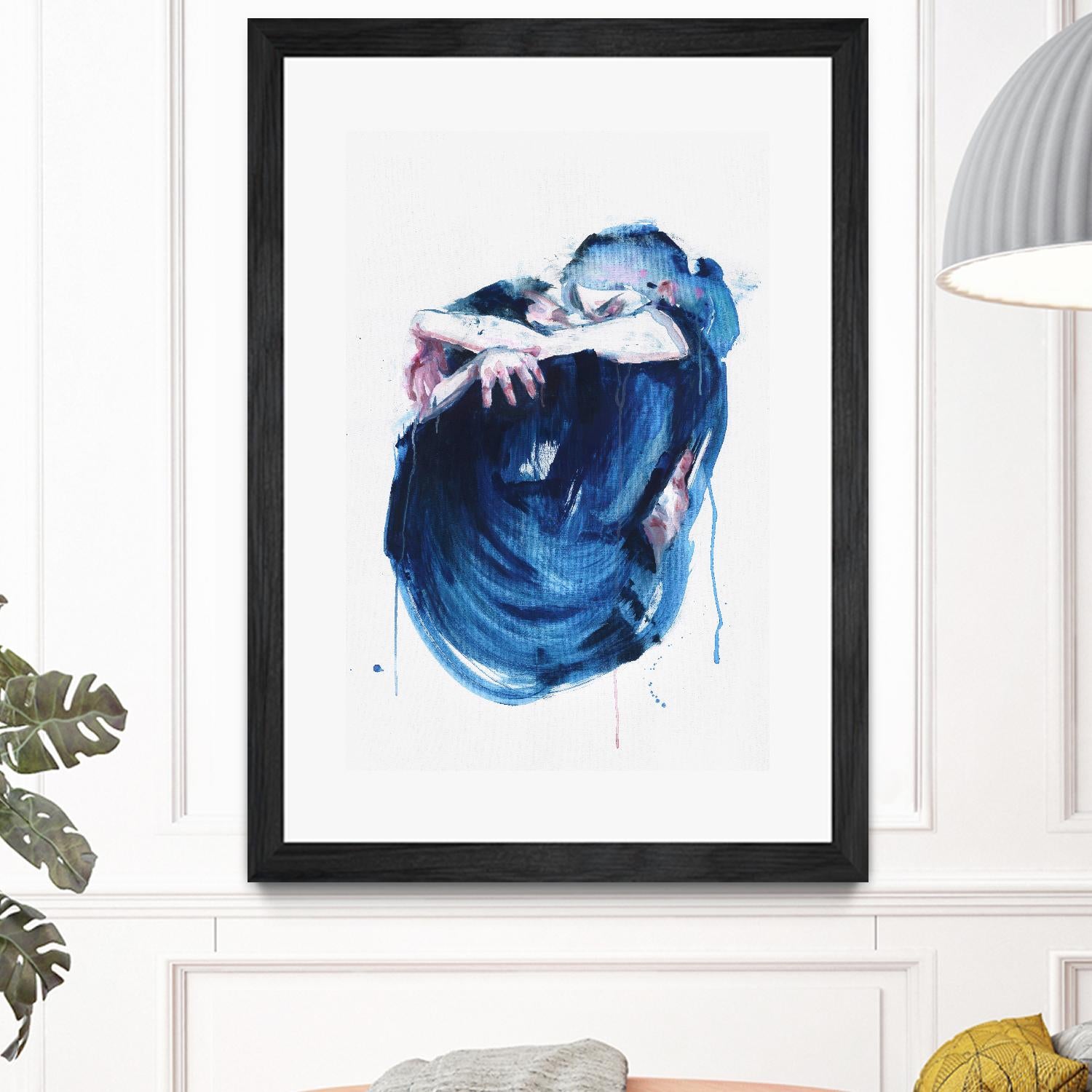 The Noise of the Sea by Agnes Cecile on GIANT ART - blue abstract
