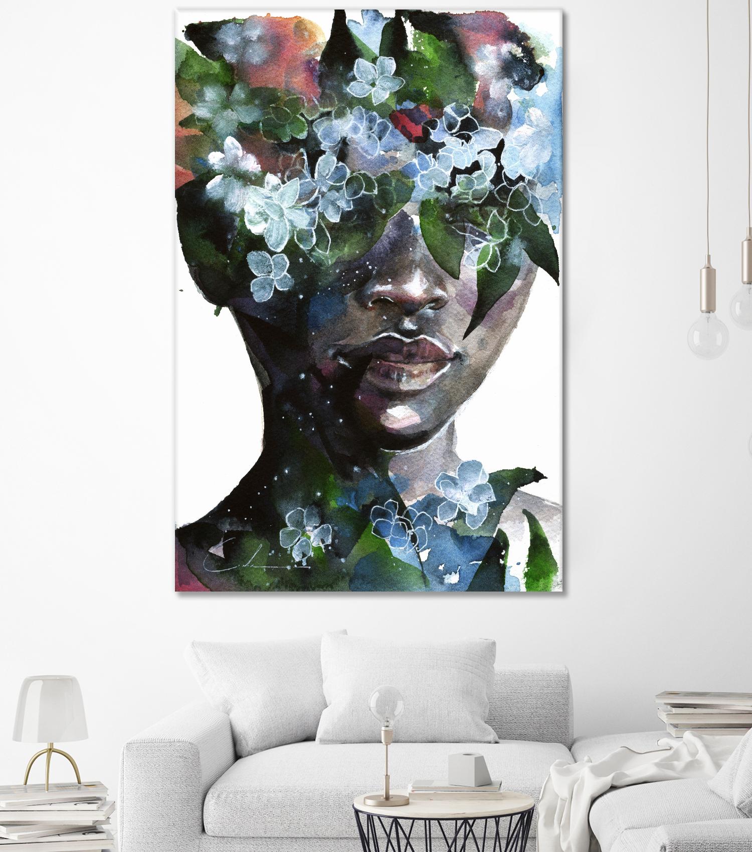 Garden II by Agnes Cecile on GIANT ART - green abstract