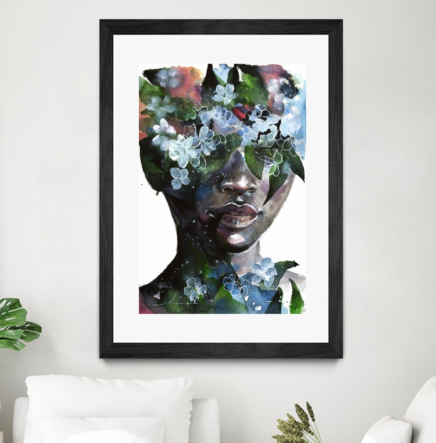 Garden II by Agnes Cecile on GIANT ART - green abstract