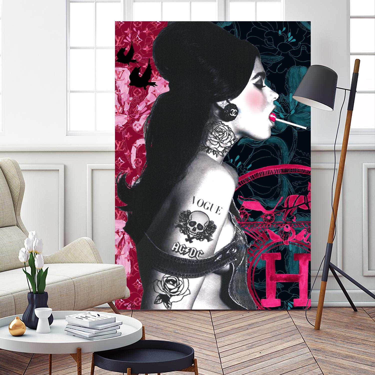 Lollipop Girl by Mercedes Lopez Charro on GIANT ART