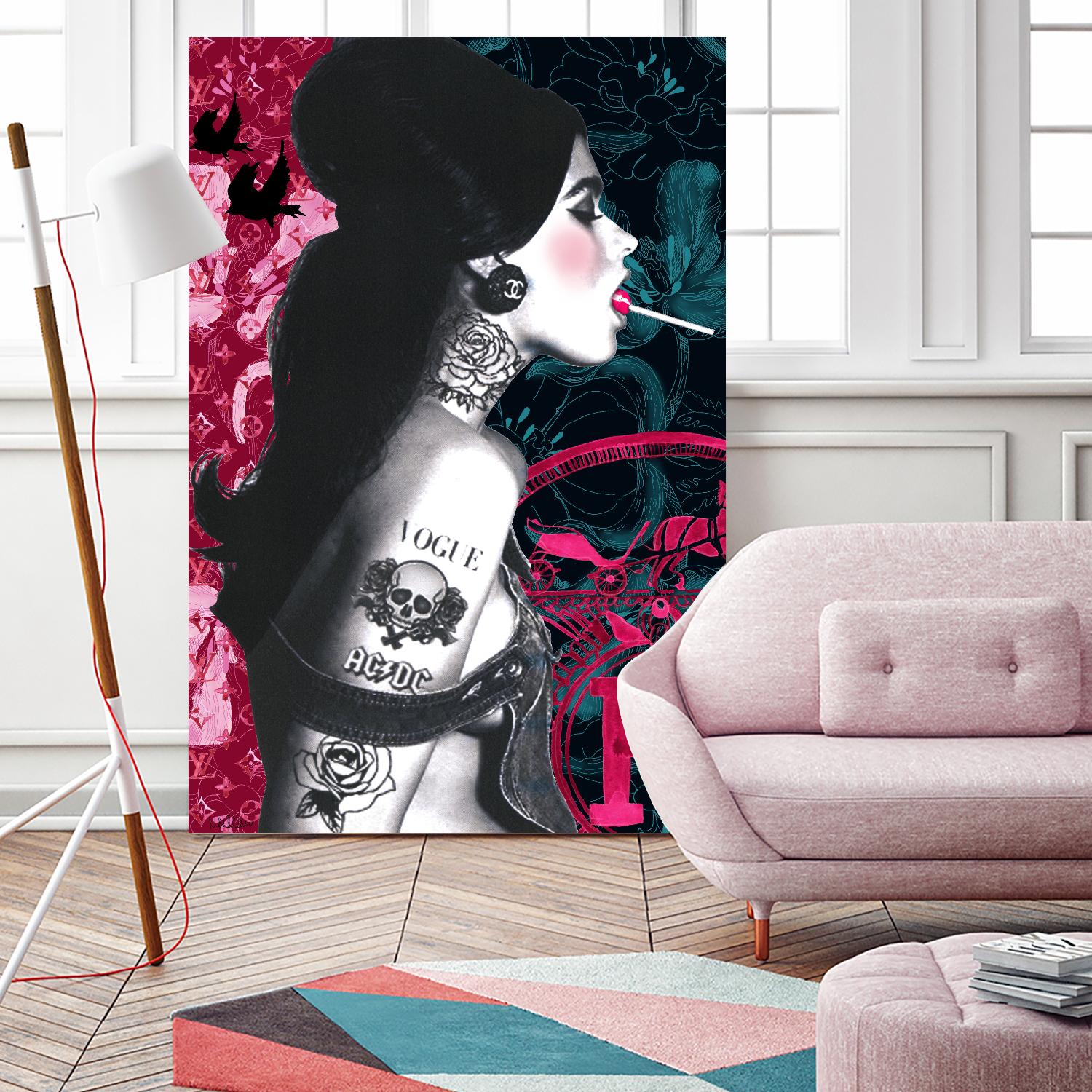 Lollipop Girl by Mercedes Lopez Charro on GIANT ART