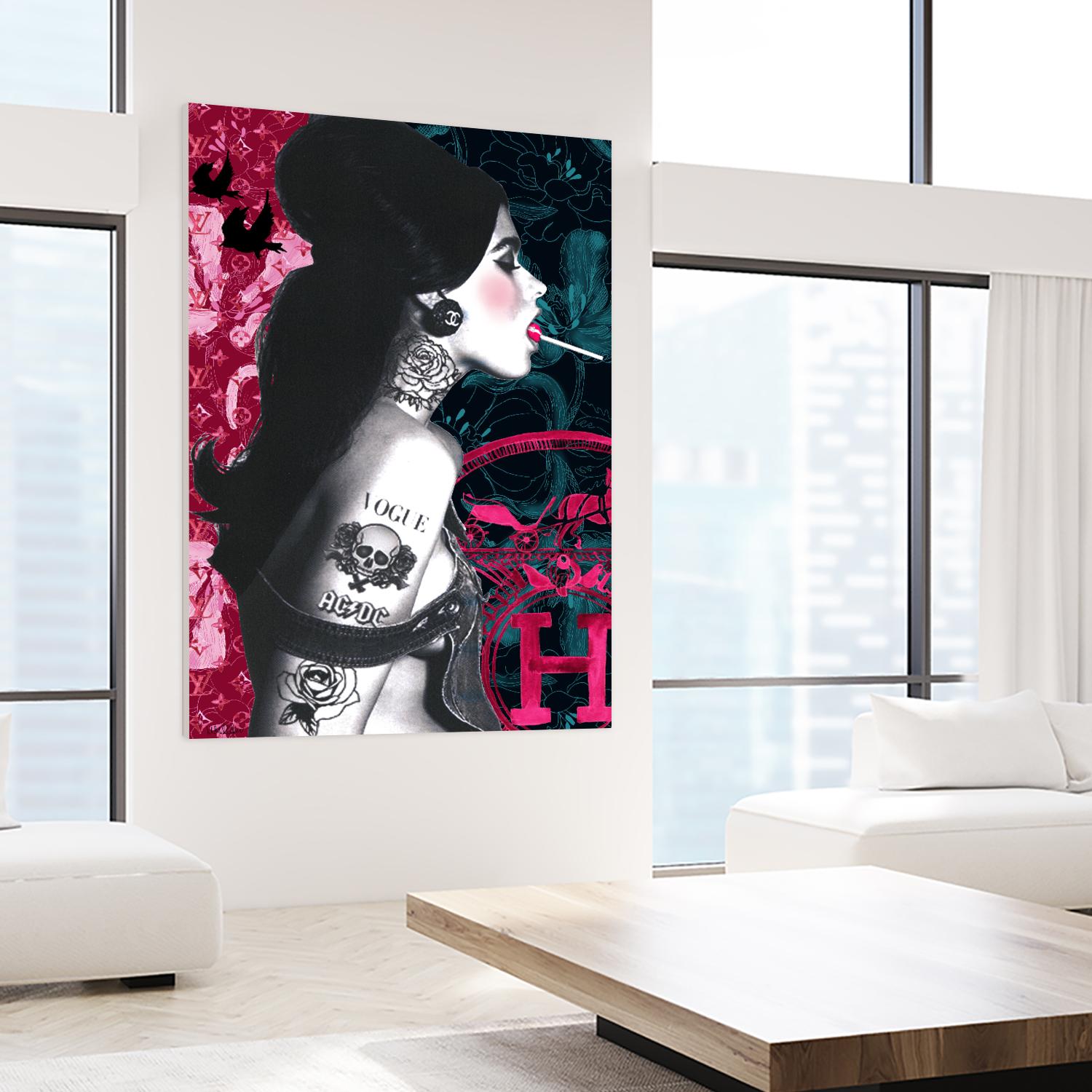 Lollipop Girl by Mercedes Lopez Charro on GIANT ART