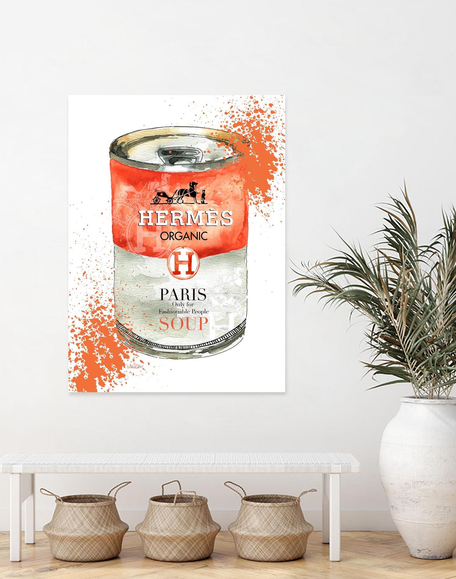 Hermes Soup by Mercedes Lopez Charro on GIANT ART
