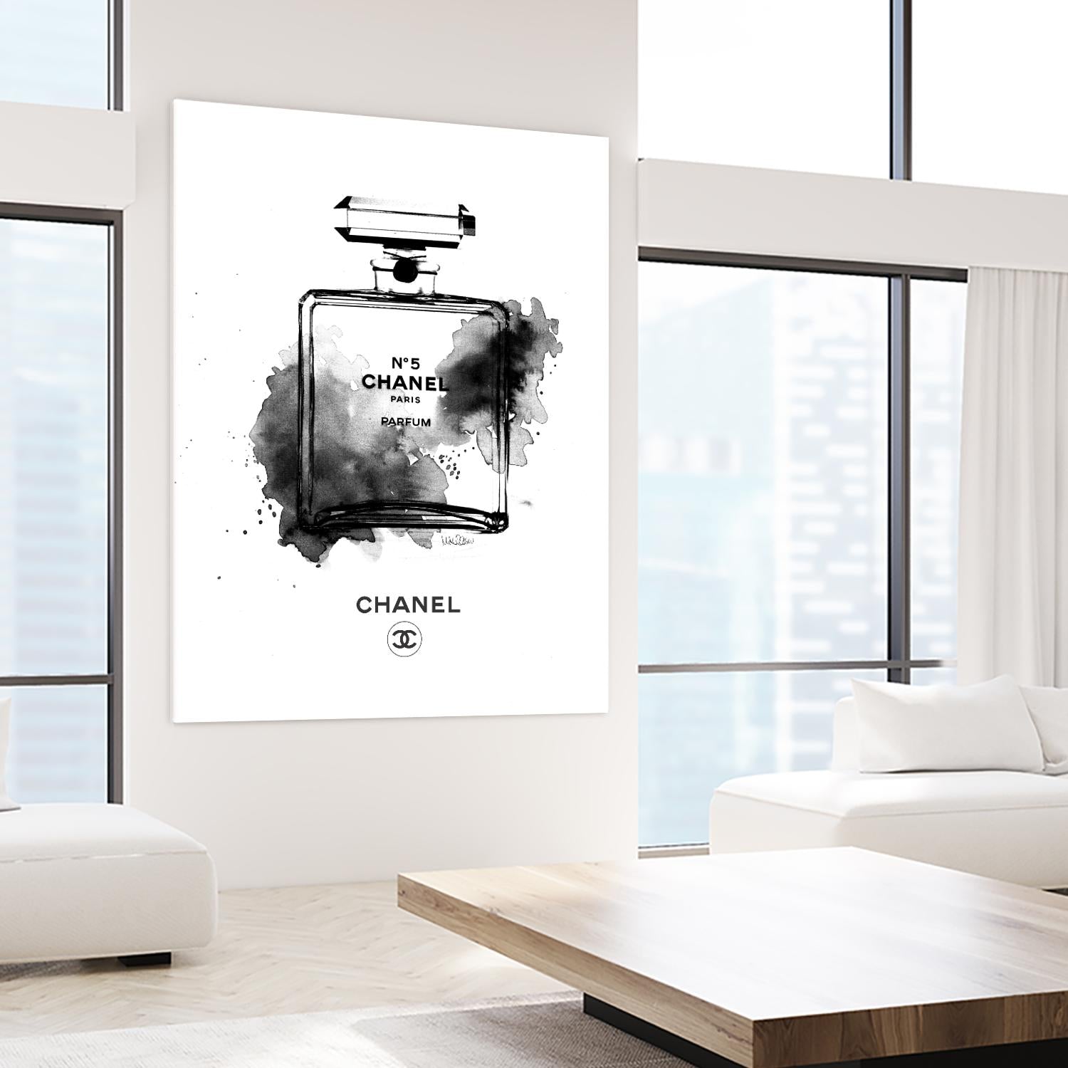 Chanel B & W by Mercedes Lopez Charro on GIANT ART