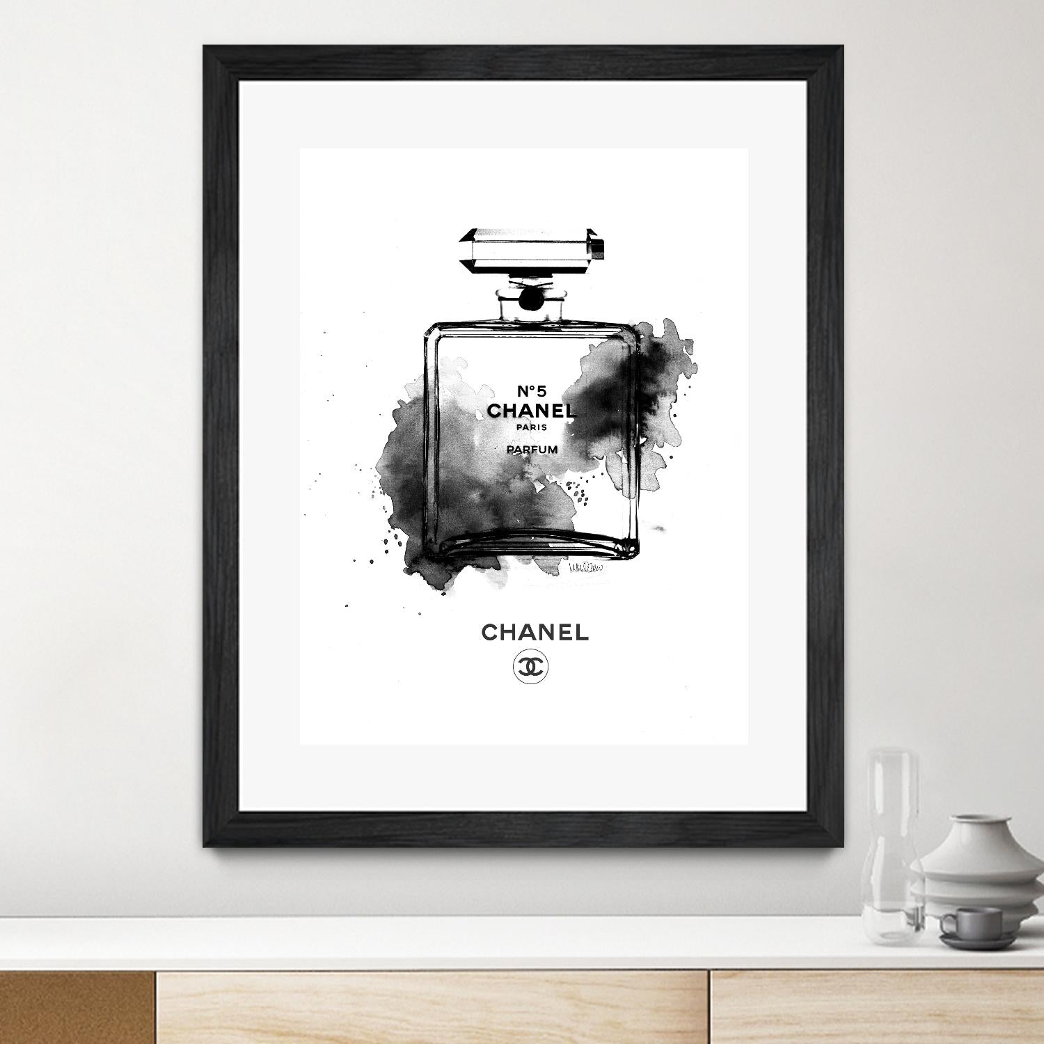 Chanel B & W by Mercedes Lopez Charro on GIANT ART