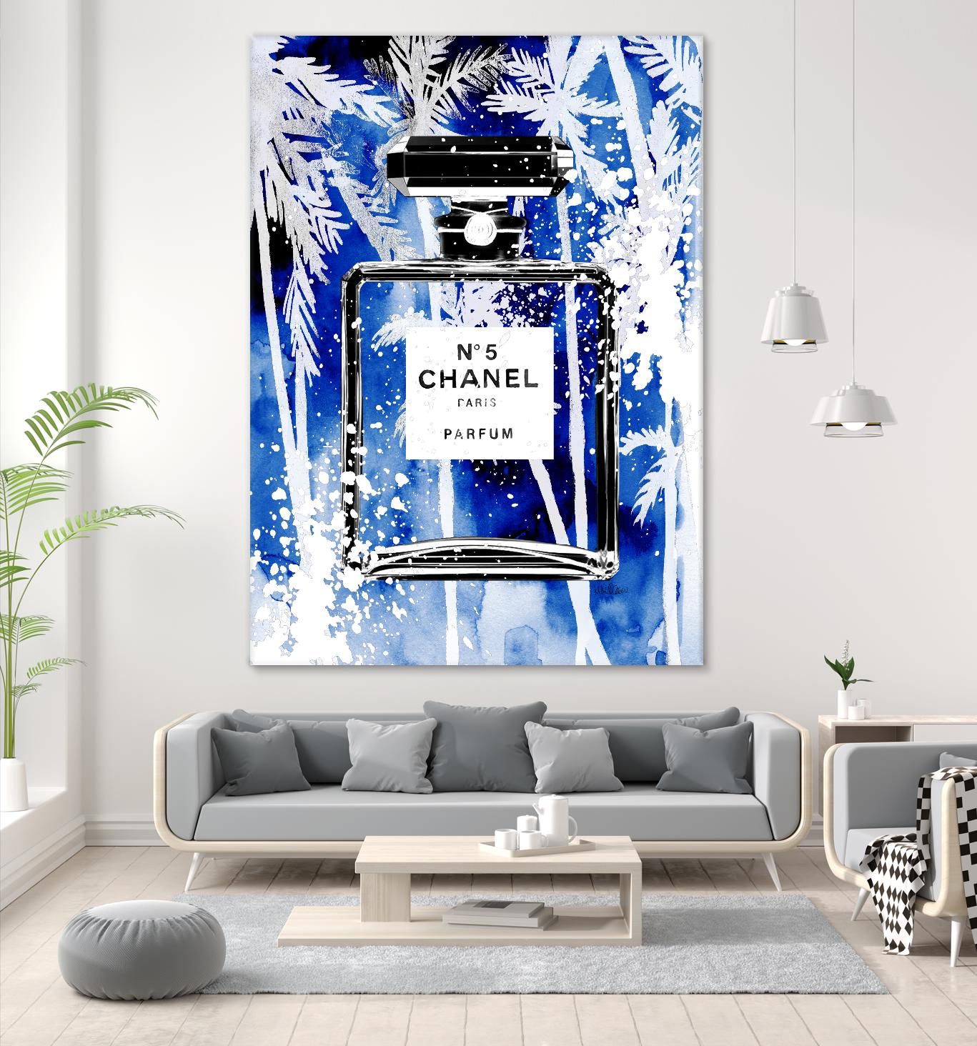 Chanel Blue Palms by Mercedes Lopez Charro on GIANT ART
