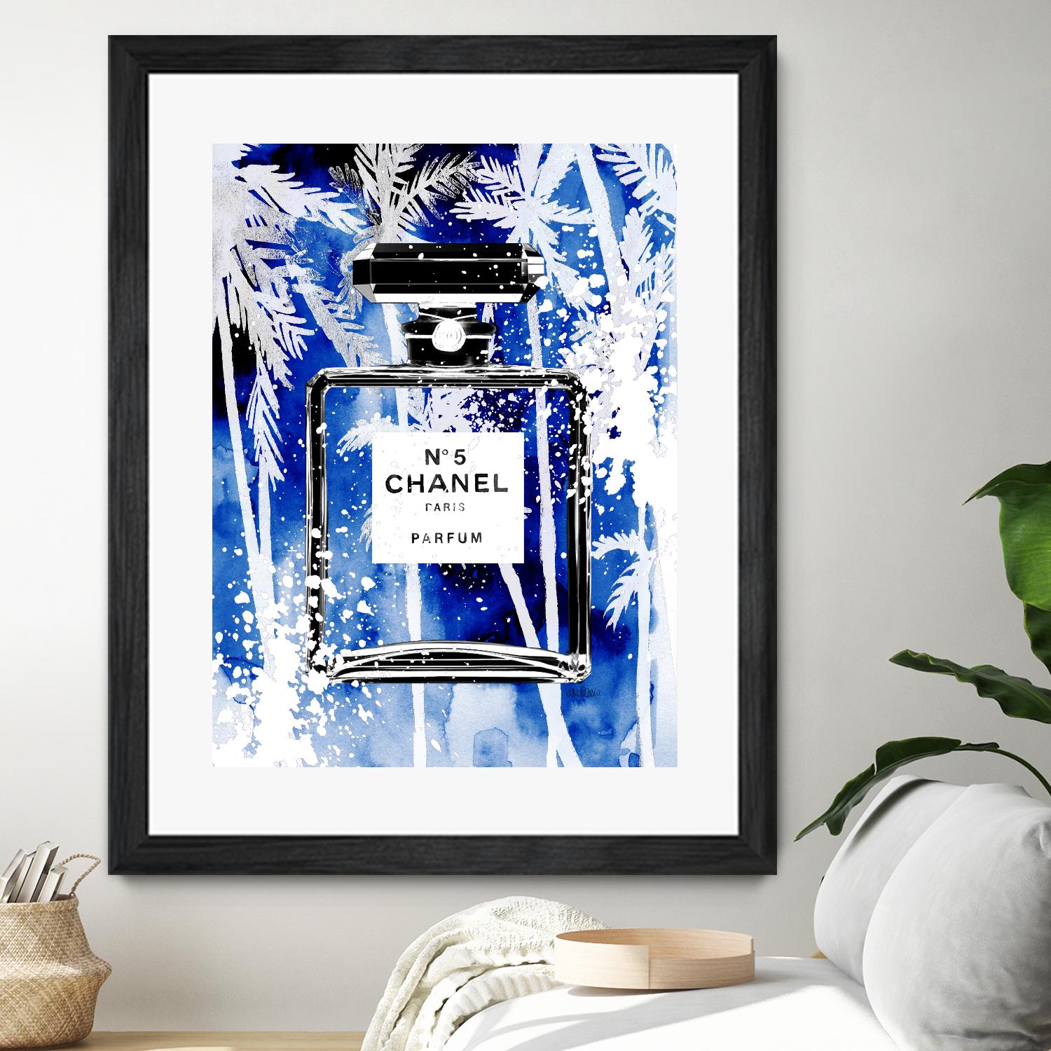 Chanel Blue Palms by Mercedes Lopez Charro on GIANT ART