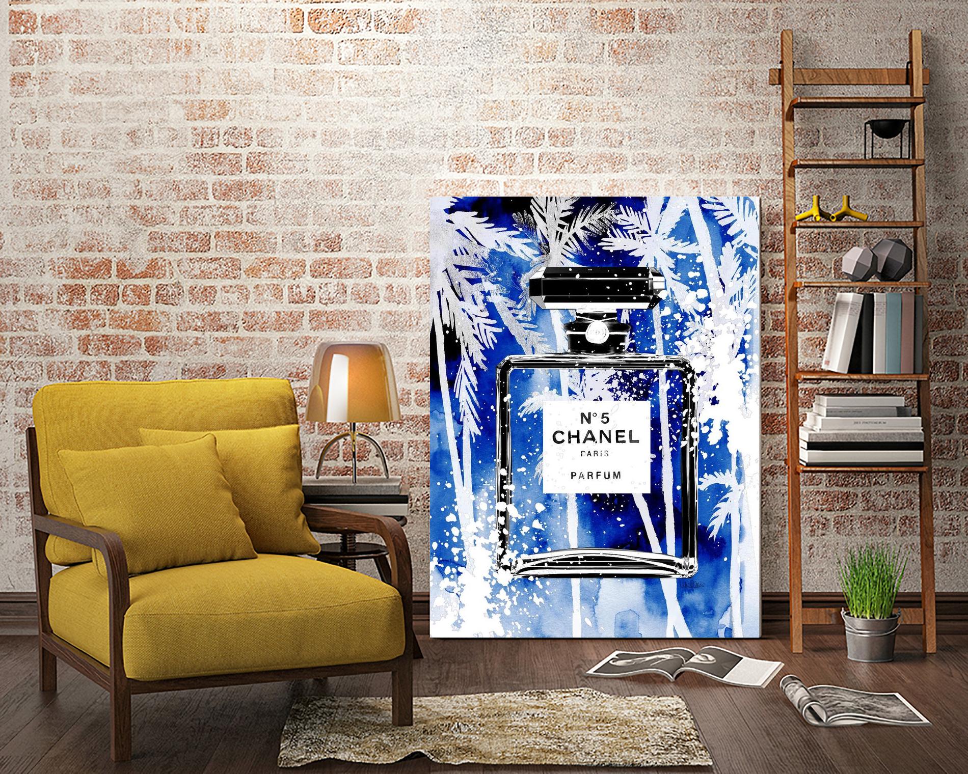 Chanel Blue Palms by Mercedes Lopez Charro on GIANT ART