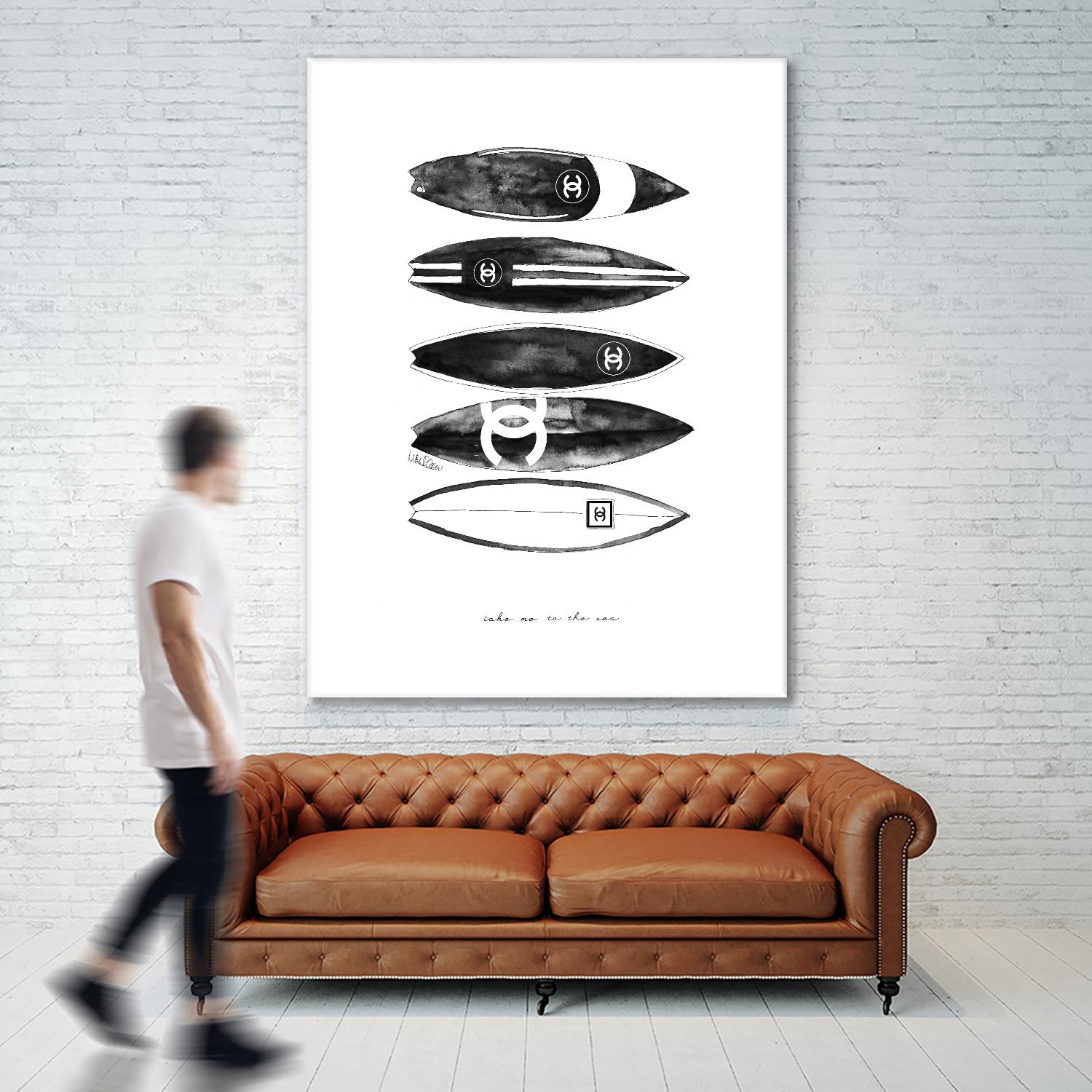 Surf Portrait by Mercedes Lopez Charro on GIANT ART