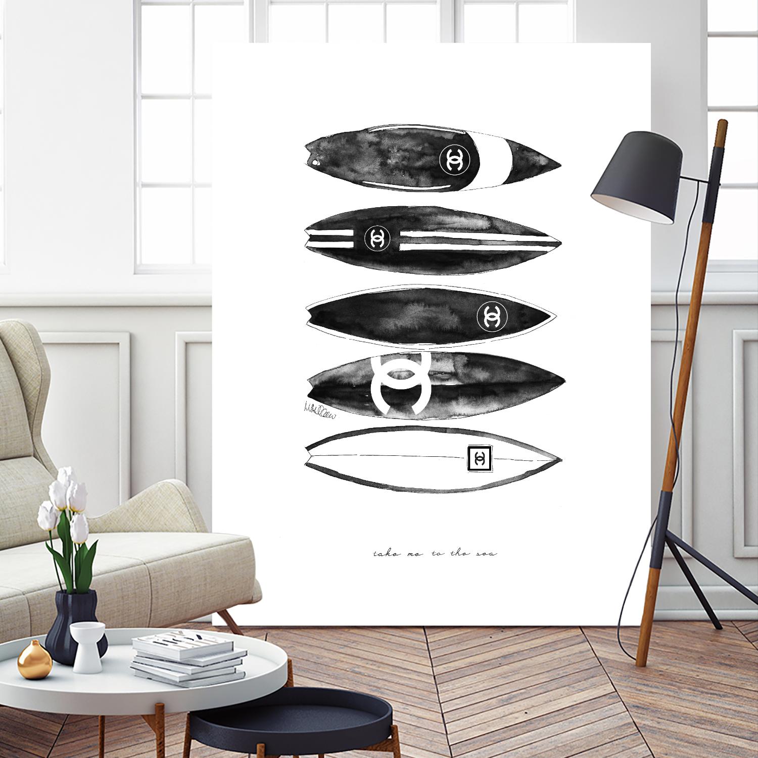 Surf Portrait by Mercedes Lopez Charro on GIANT ART