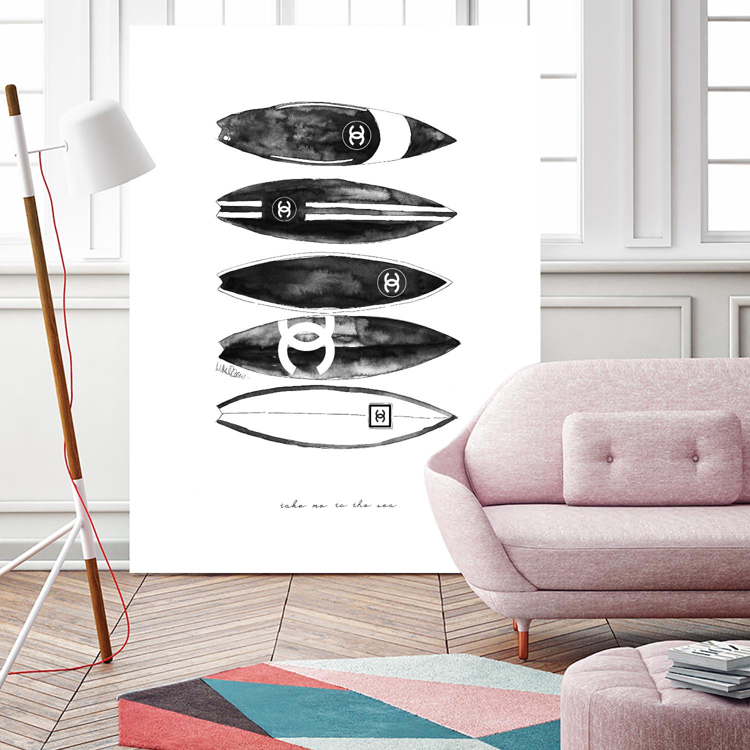 Surf Portrait by Mercedes Lopez Charro on GIANT ART