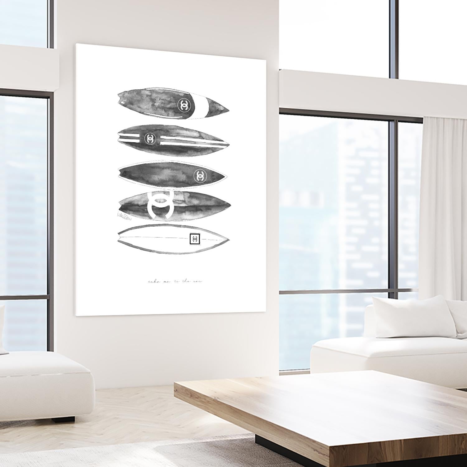 Surf Portrait by Mercedes Lopez Charro on GIANT ART