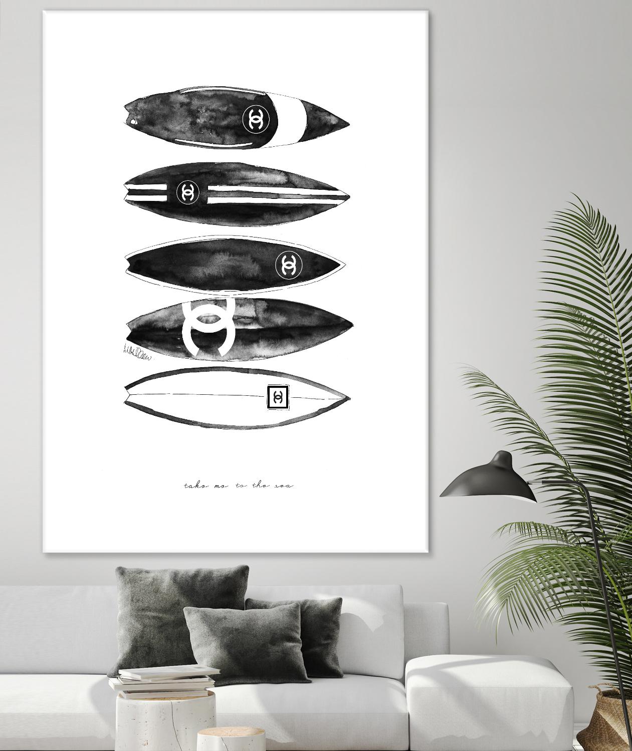 Surf Portrait by Mercedes Lopez Charro on GIANT ART