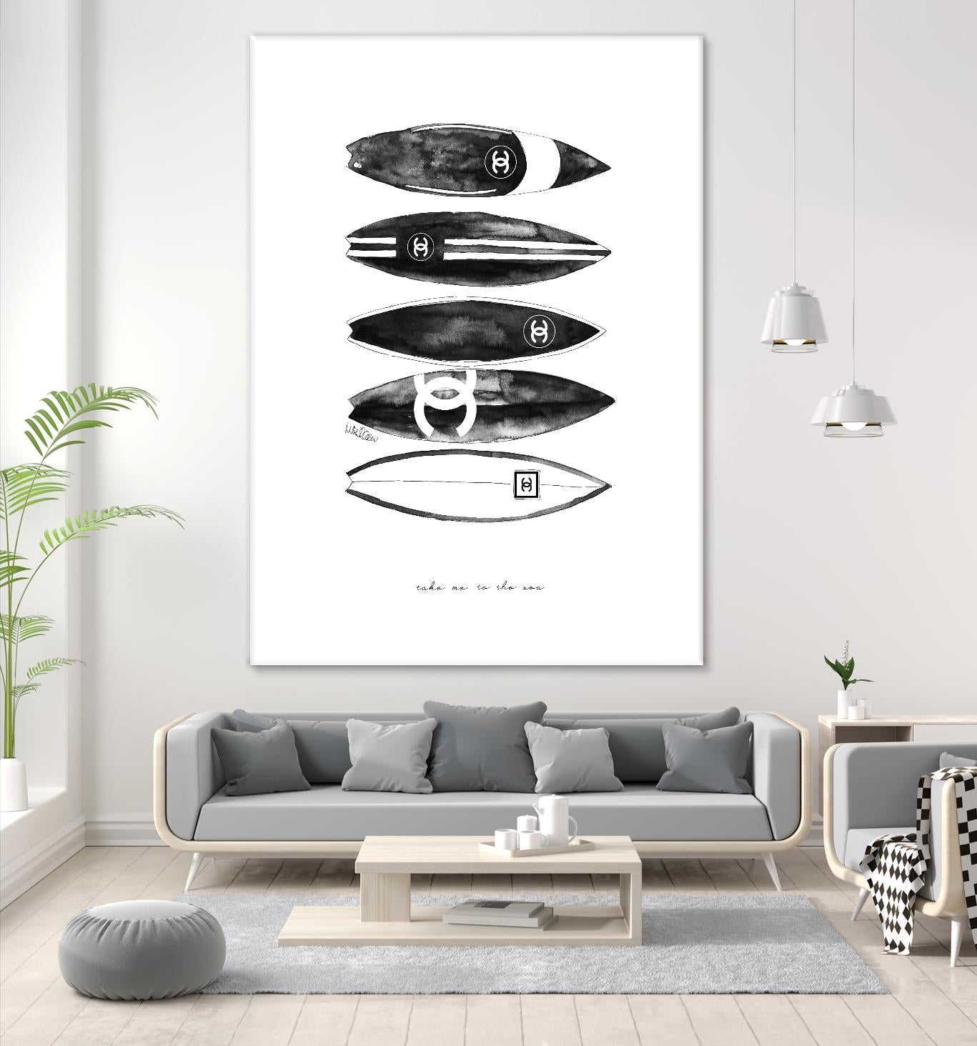 Surf Portrait by Mercedes Lopez Charro on GIANT ART