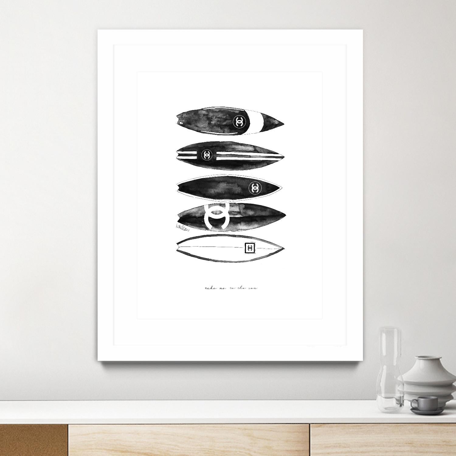 Surf Portrait by Mercedes Lopez Charro on GIANT ART