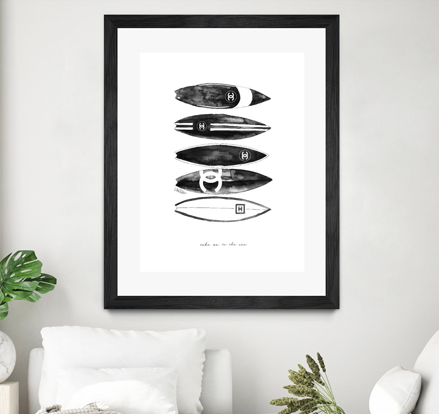 Surf Portrait by Mercedes Lopez Charro on GIANT ART