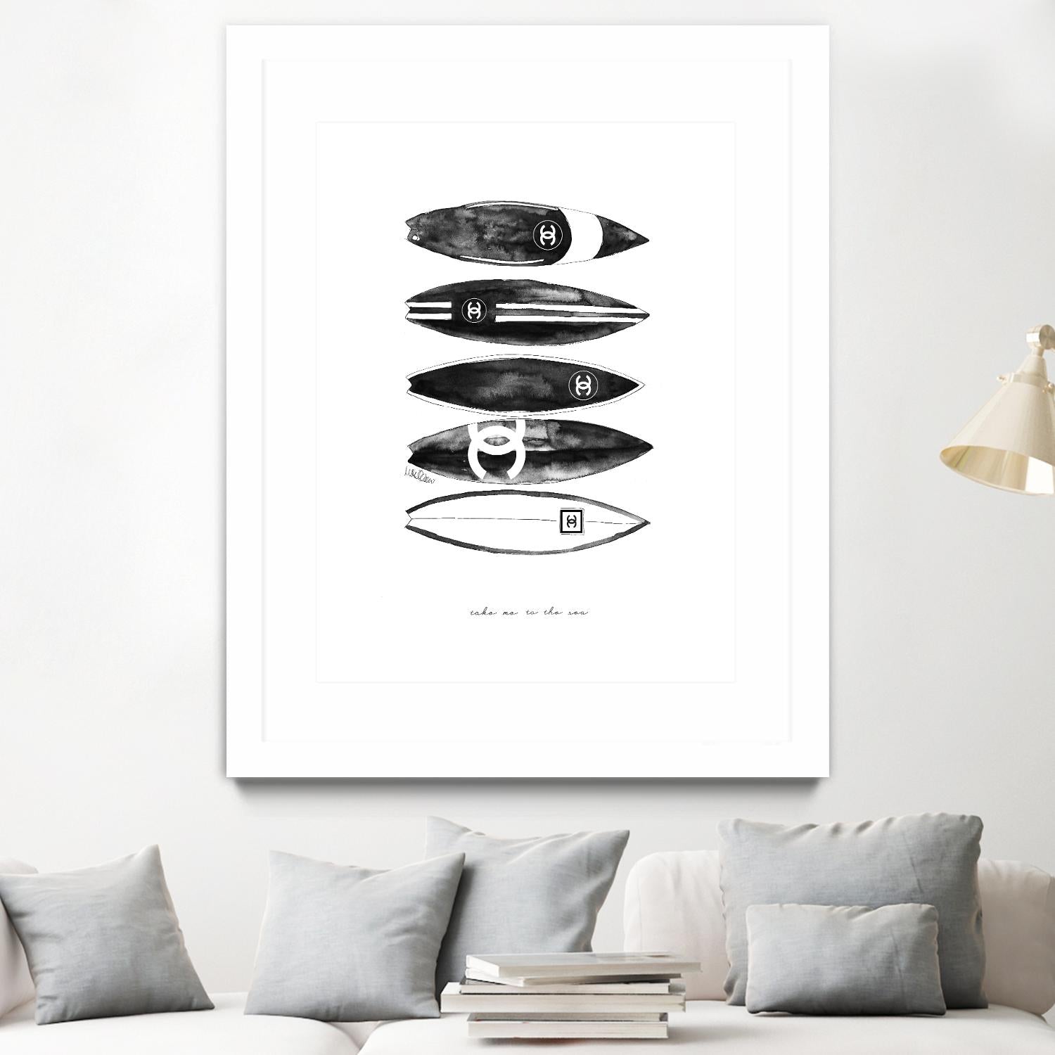 Surf Portrait by Mercedes Lopez Charro on GIANT ART