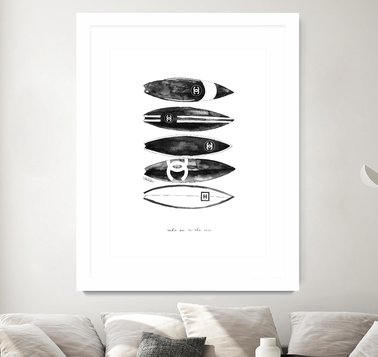 Surf Portrait by Mercedes Lopez Charro on GIANT ART