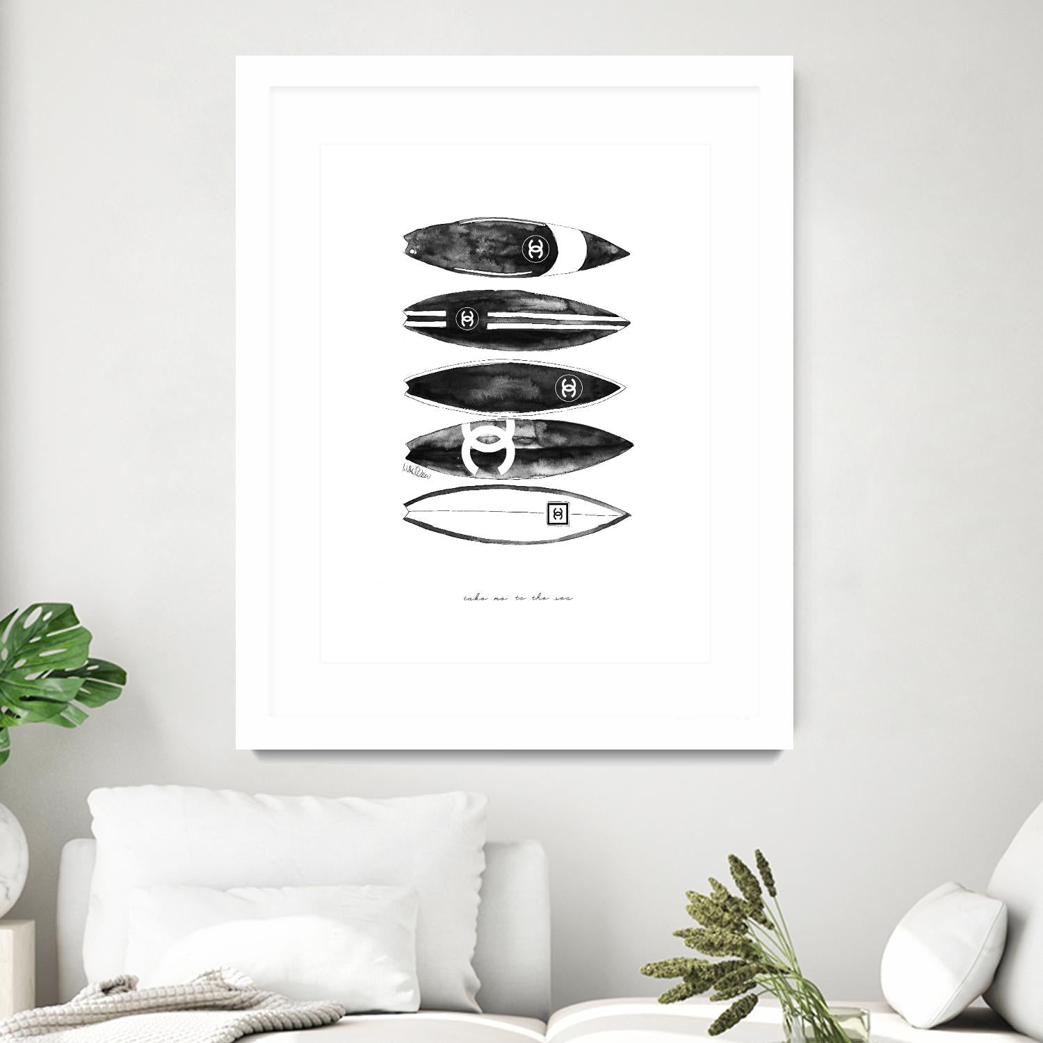 Surf Portrait by Mercedes Lopez Charro on GIANT ART