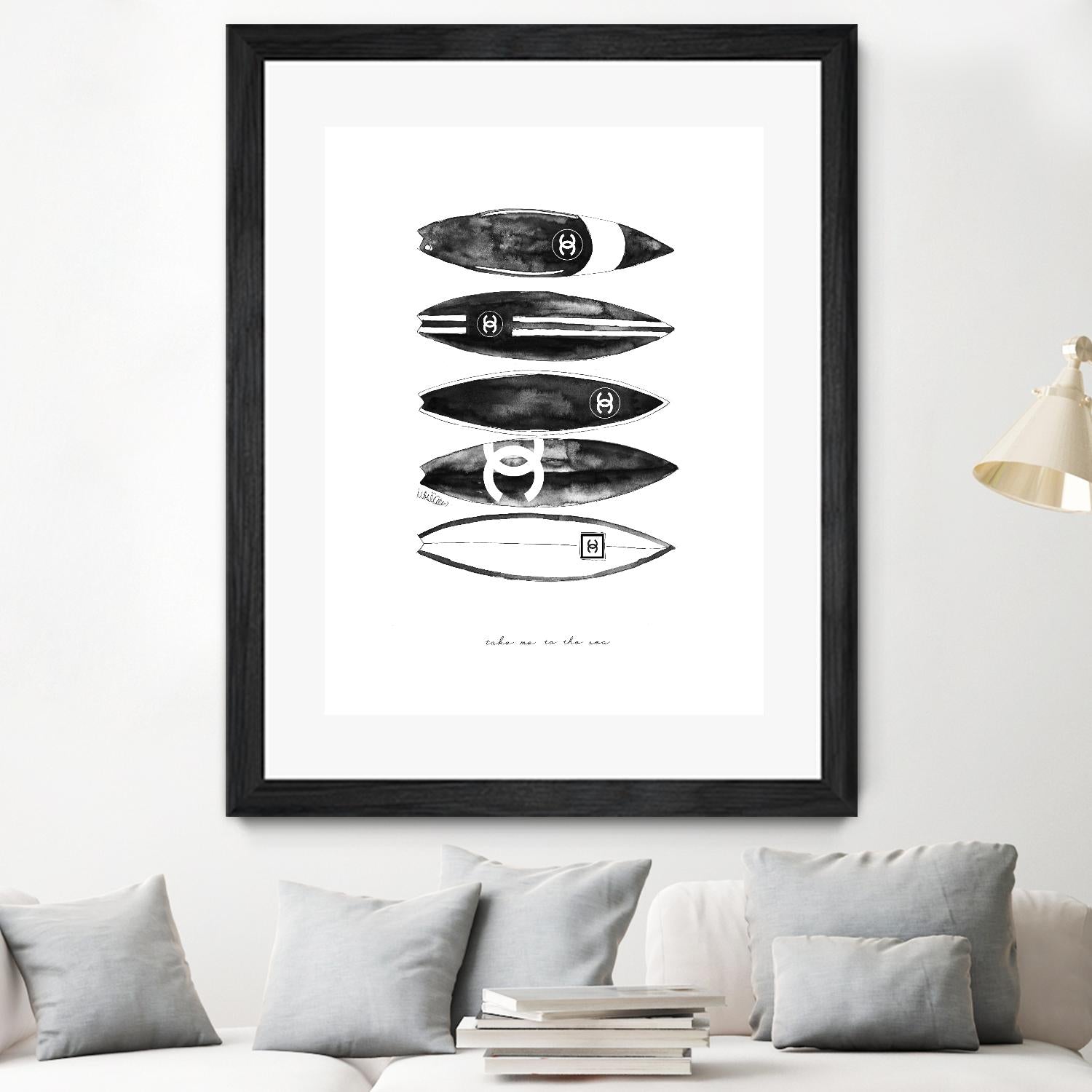 Surf Portrait by Mercedes Lopez Charro on GIANT ART