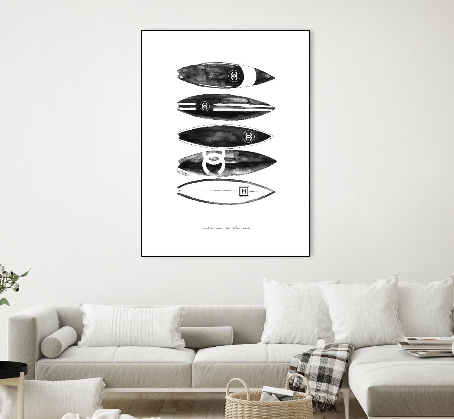 Surf Portrait by Mercedes Lopez Charro on GIANT ART