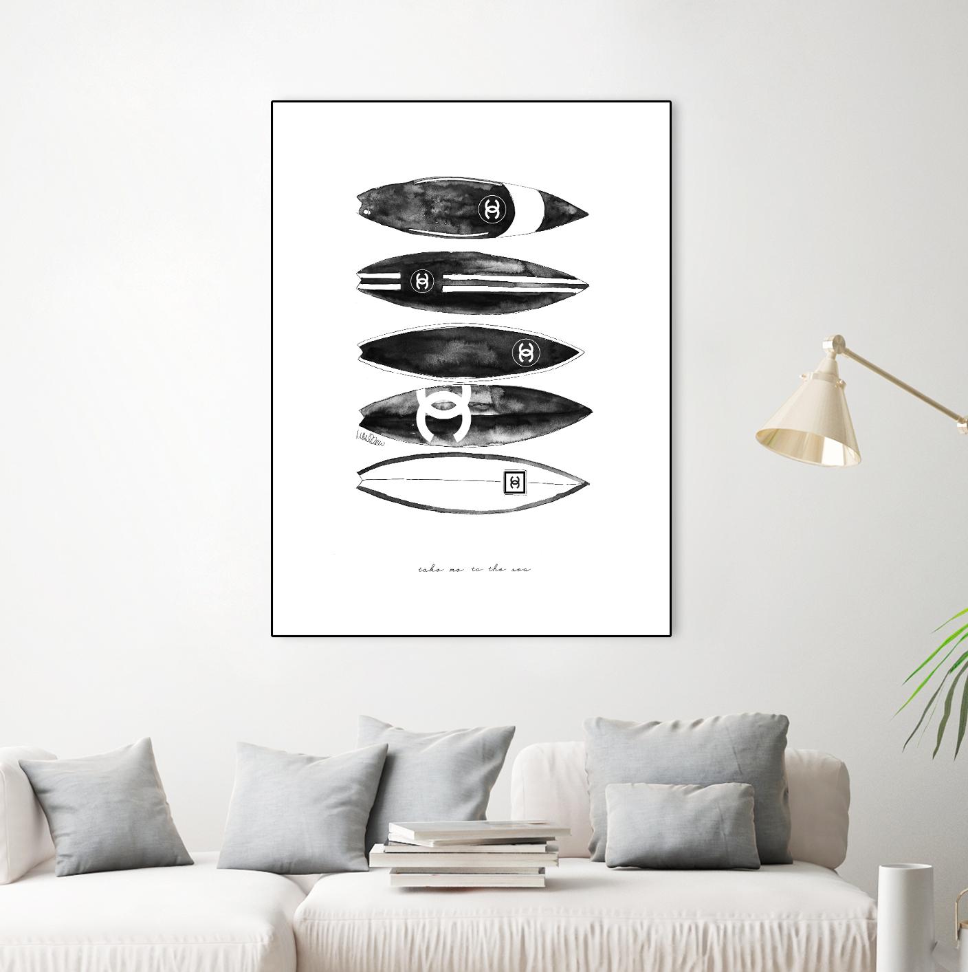 Surf Portrait by Mercedes Lopez Charro on GIANT ART