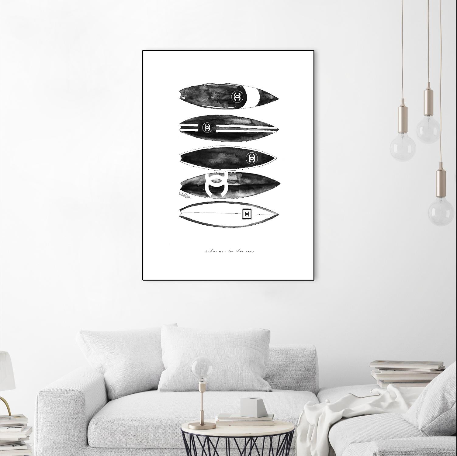 Surf Portrait by Mercedes Lopez Charro on GIANT ART