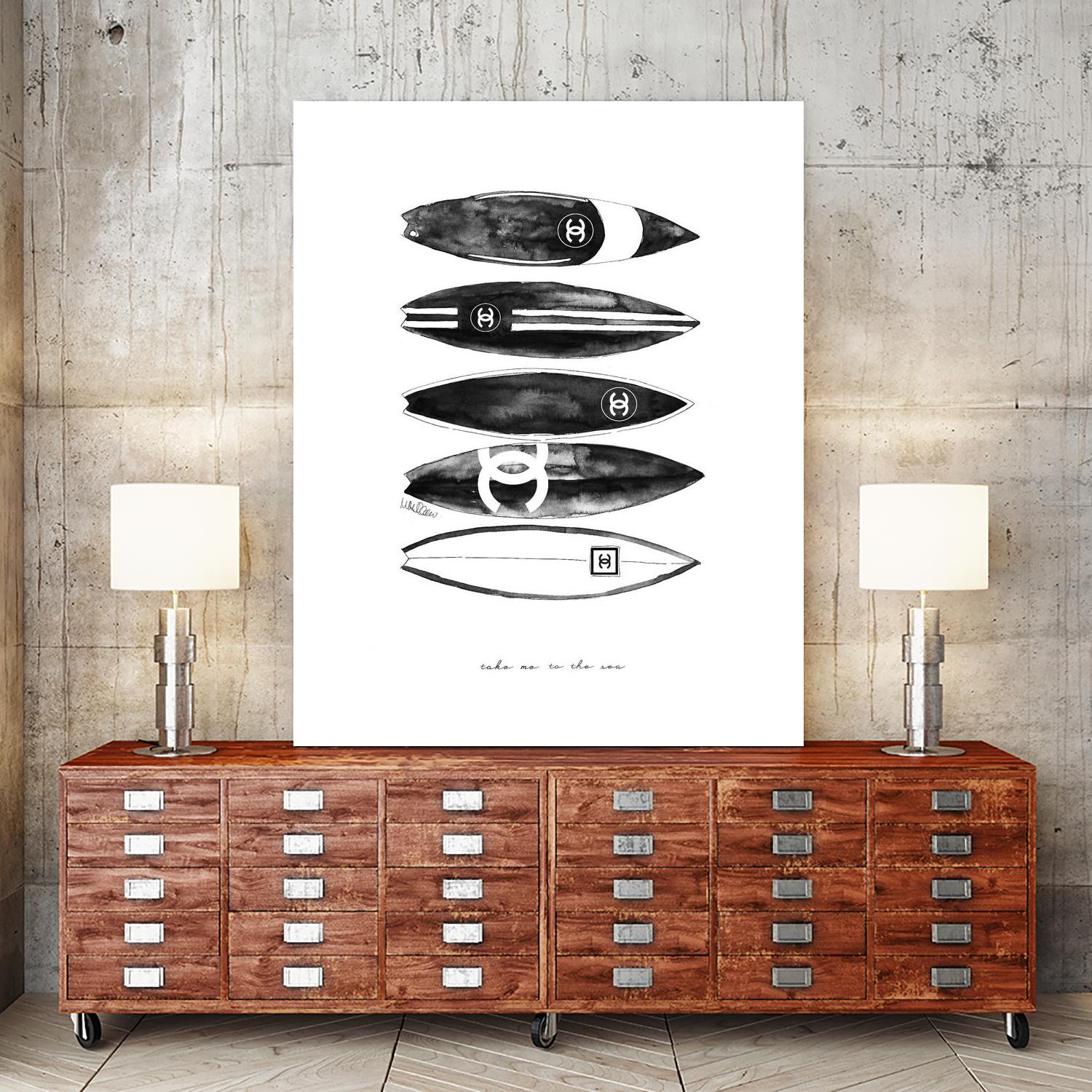 Surf Portrait by Mercedes Lopez Charro on GIANT ART