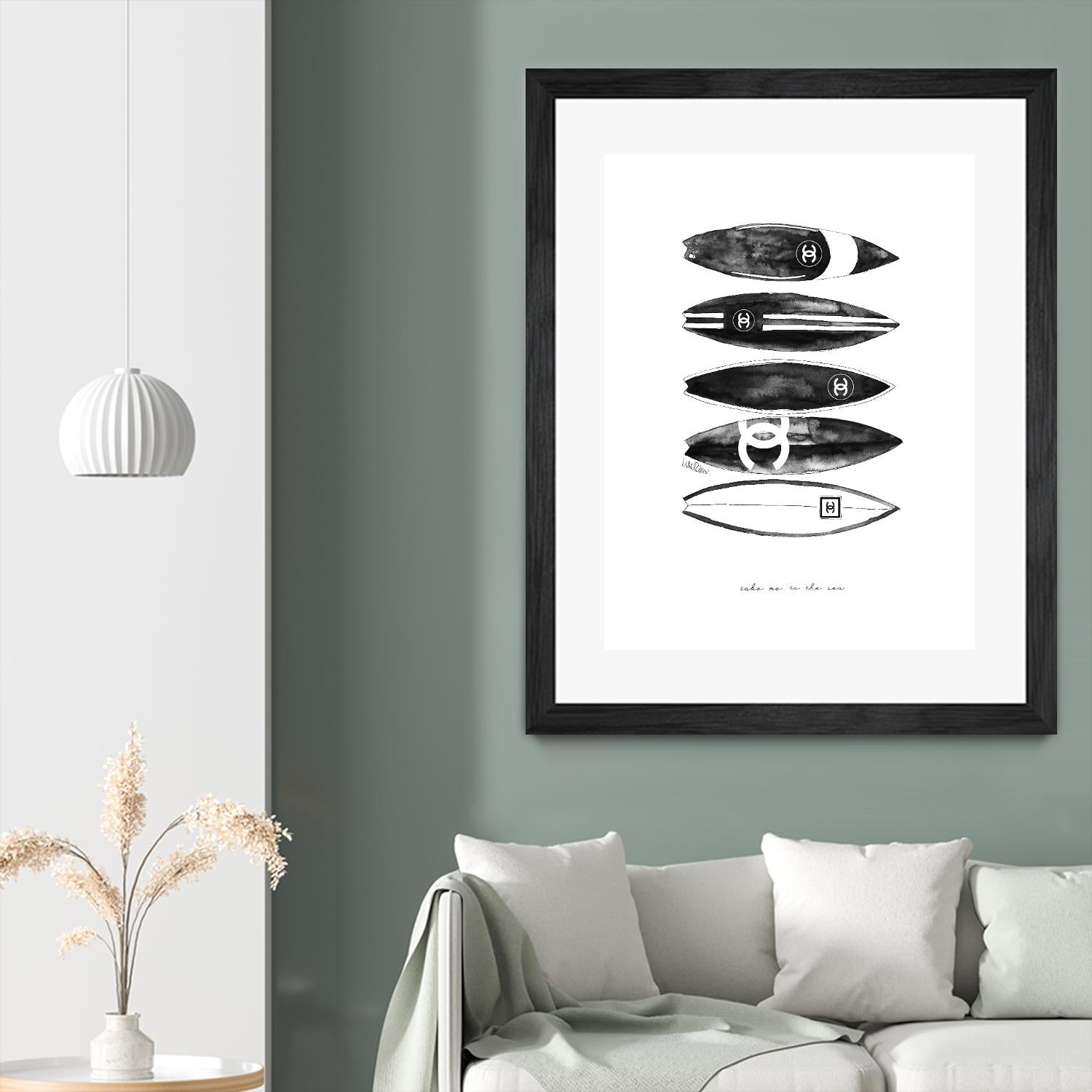 Surf Portrait by Mercedes Lopez Charro on GIANT ART