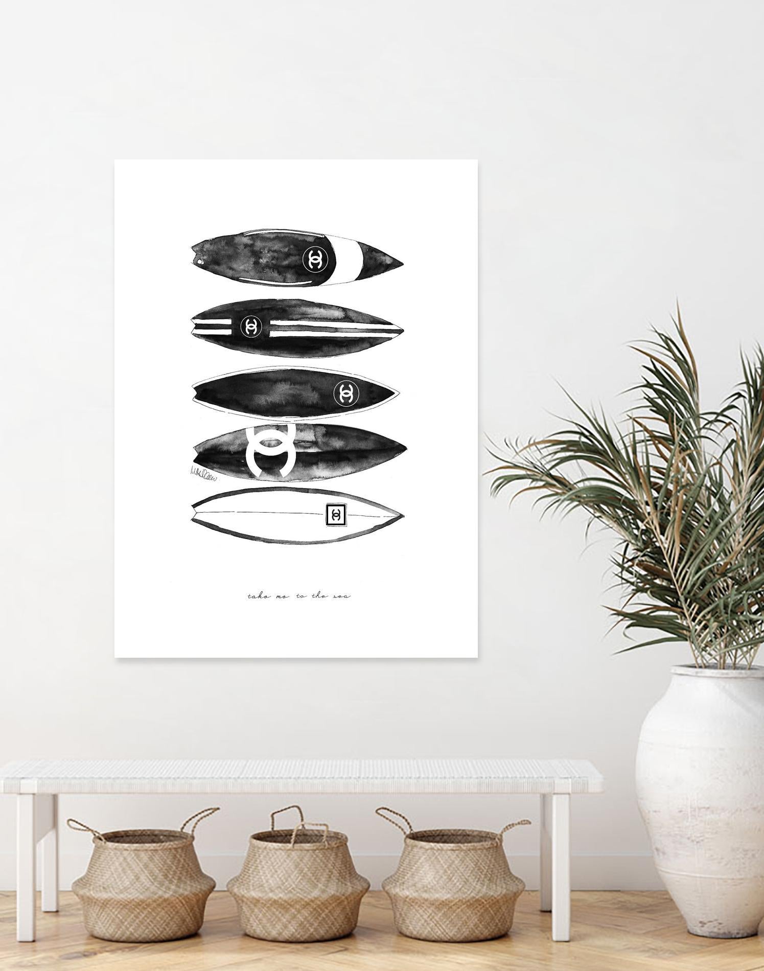 Surf Portrait by Mercedes Lopez Charro on GIANT ART