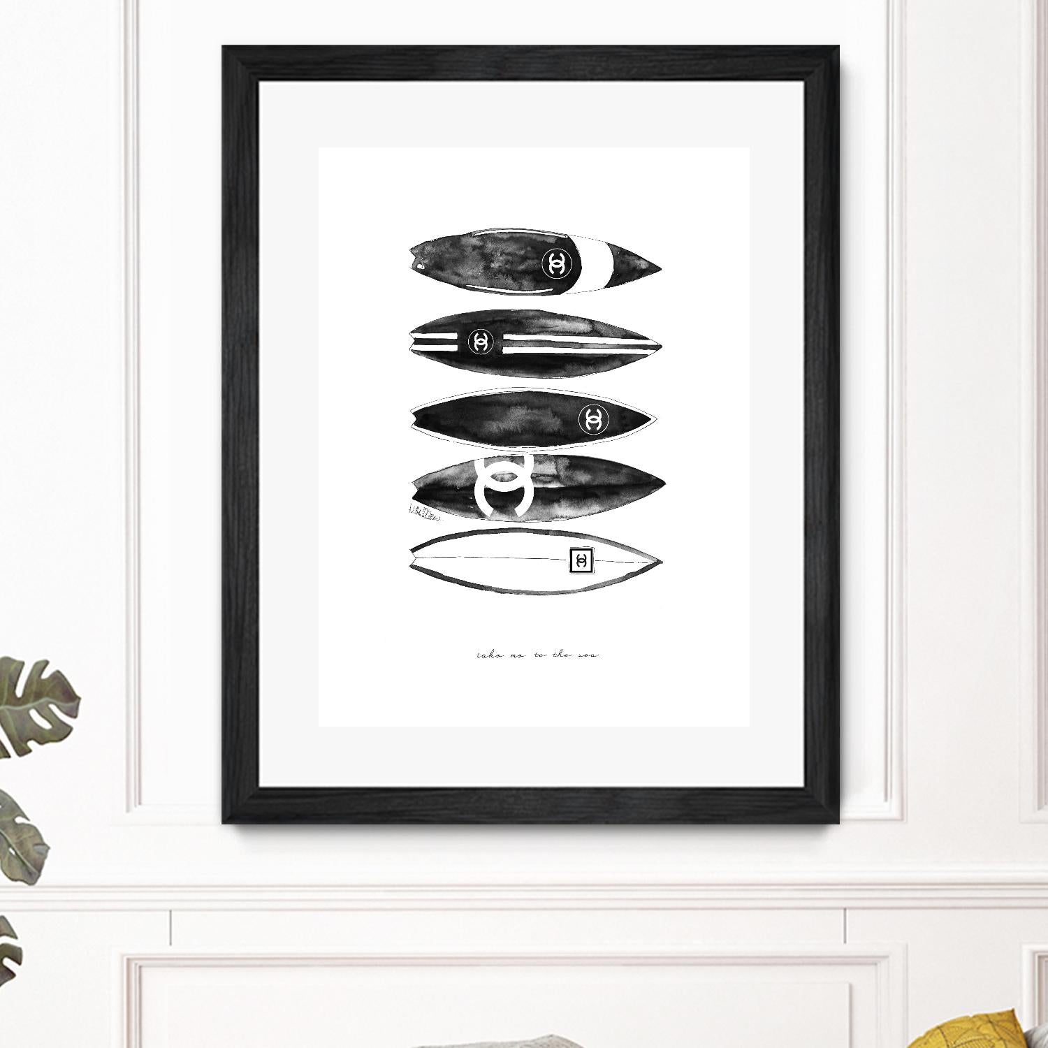 Surf Portrait by Mercedes Lopez Charro on GIANT ART