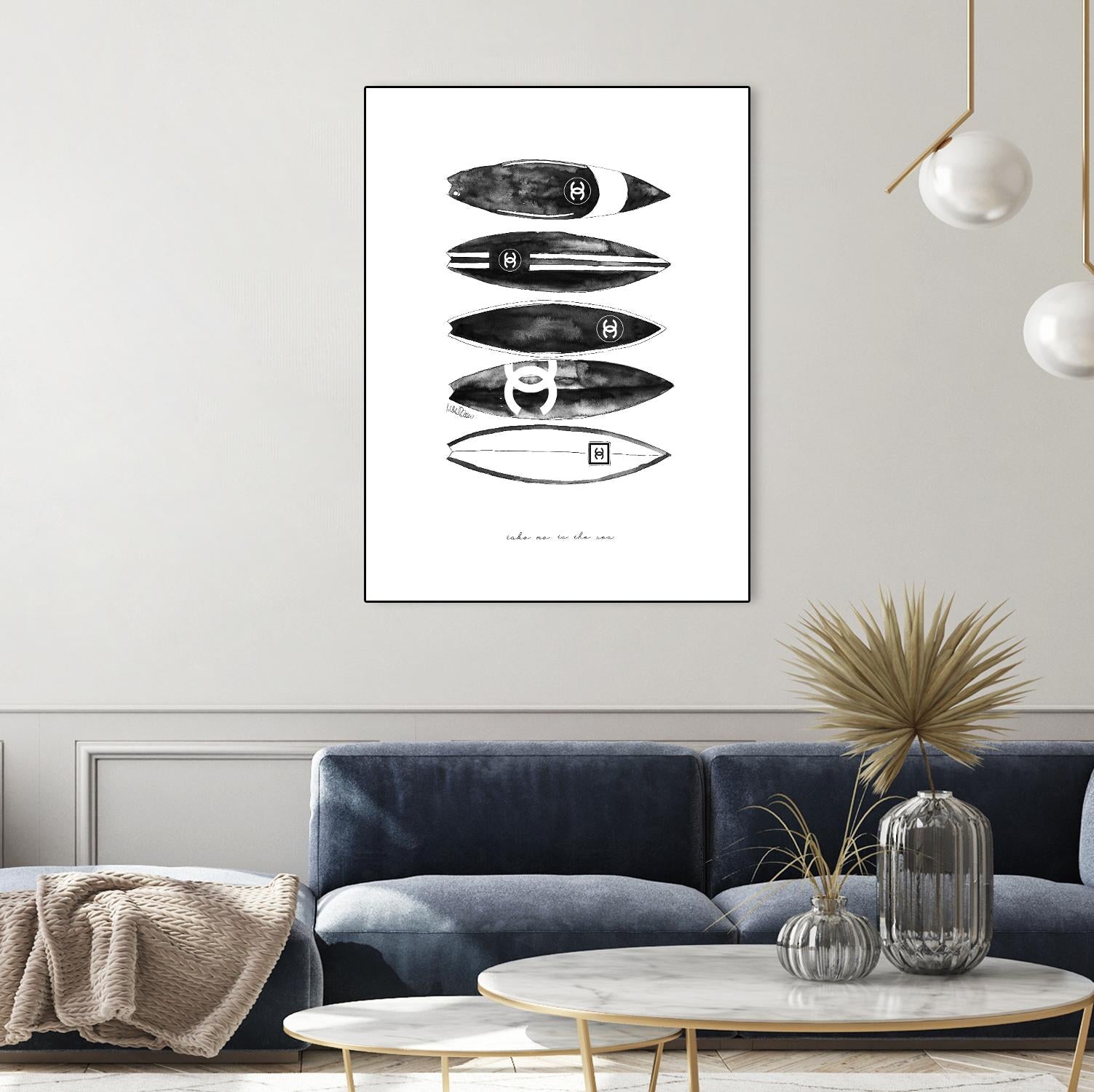 Surf Portrait by Mercedes Lopez Charro on GIANT ART