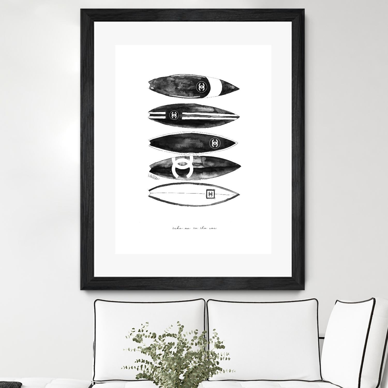 Surf Portrait by Mercedes Lopez Charro on GIANT ART