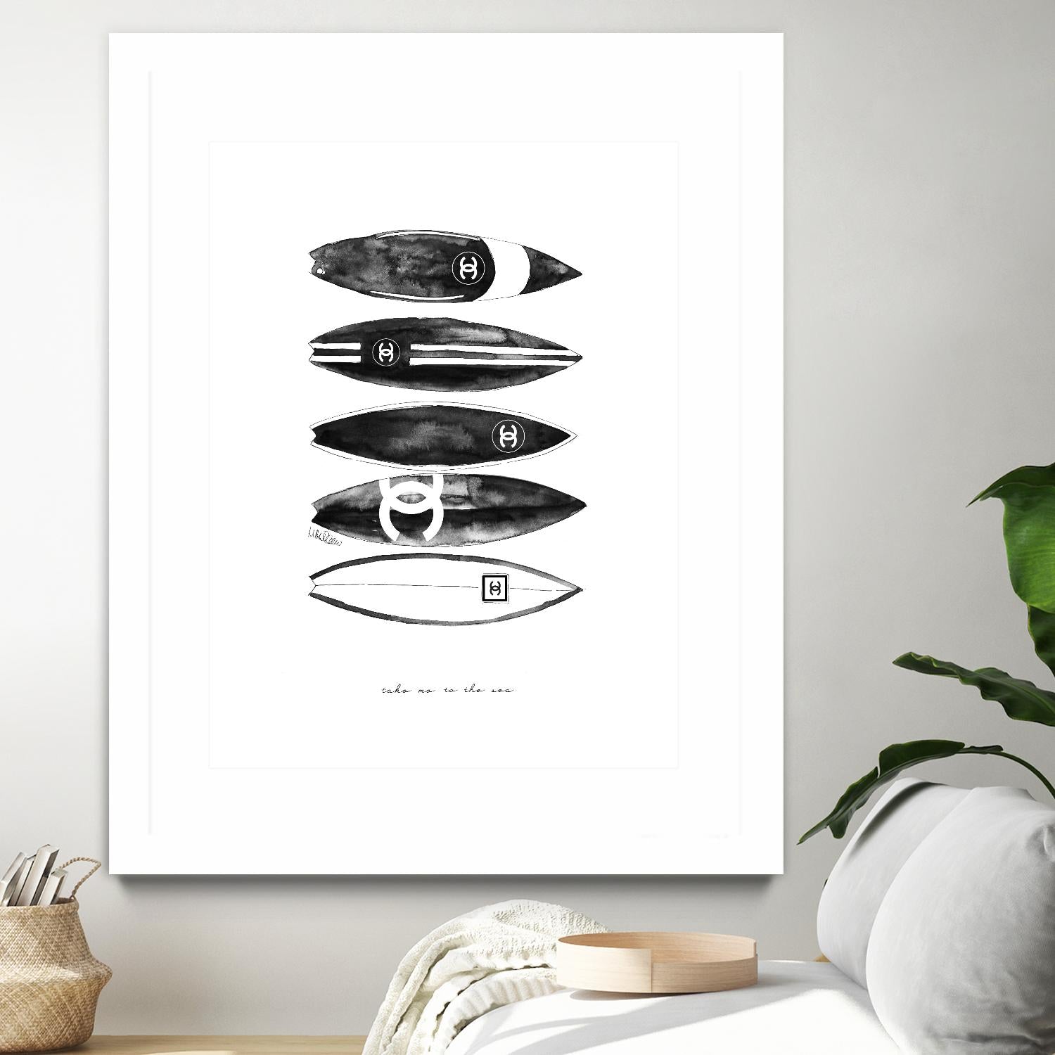 Surf Portrait by Mercedes Lopez Charro on GIANT ART