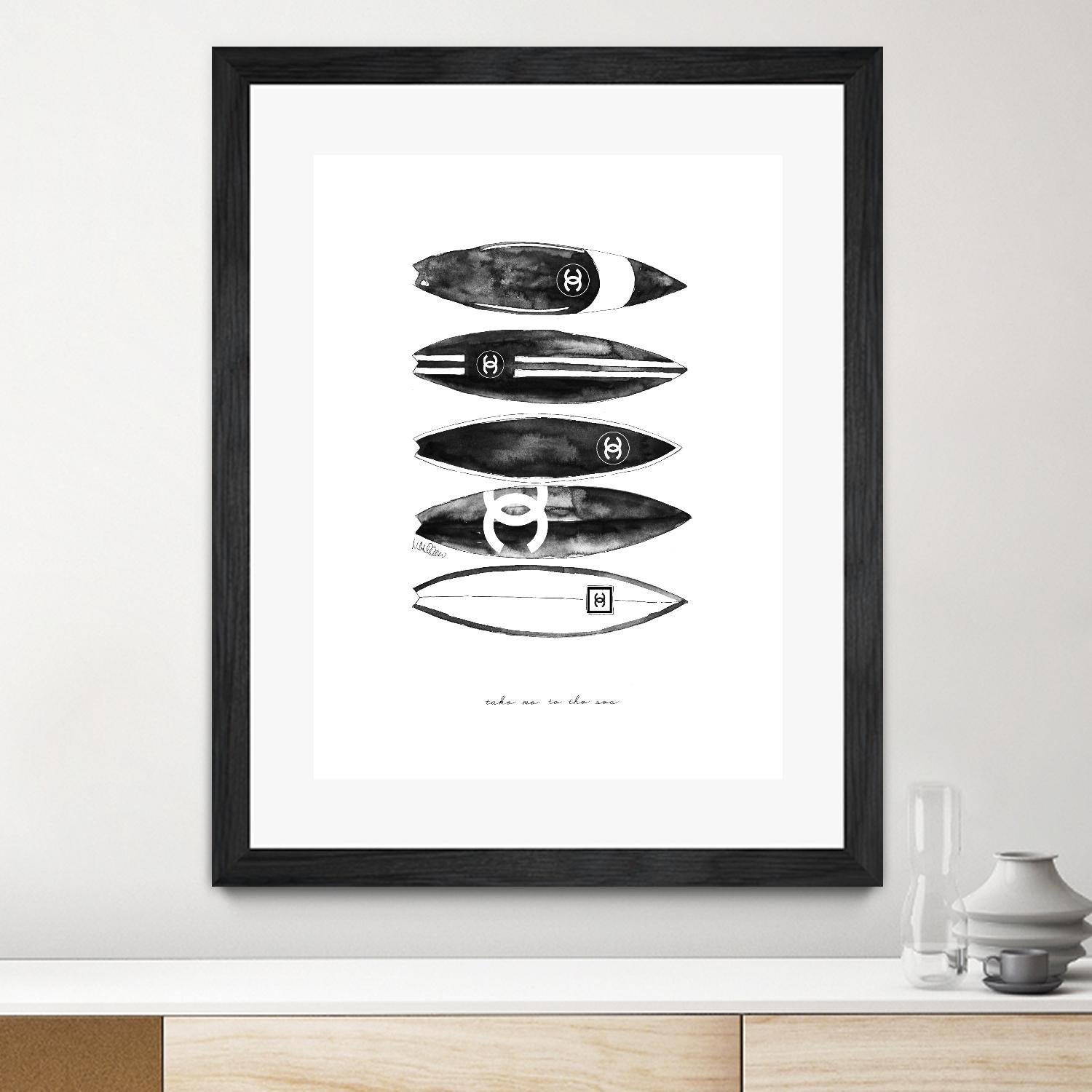 Surf Portrait by Mercedes Lopez Charro on GIANT ART