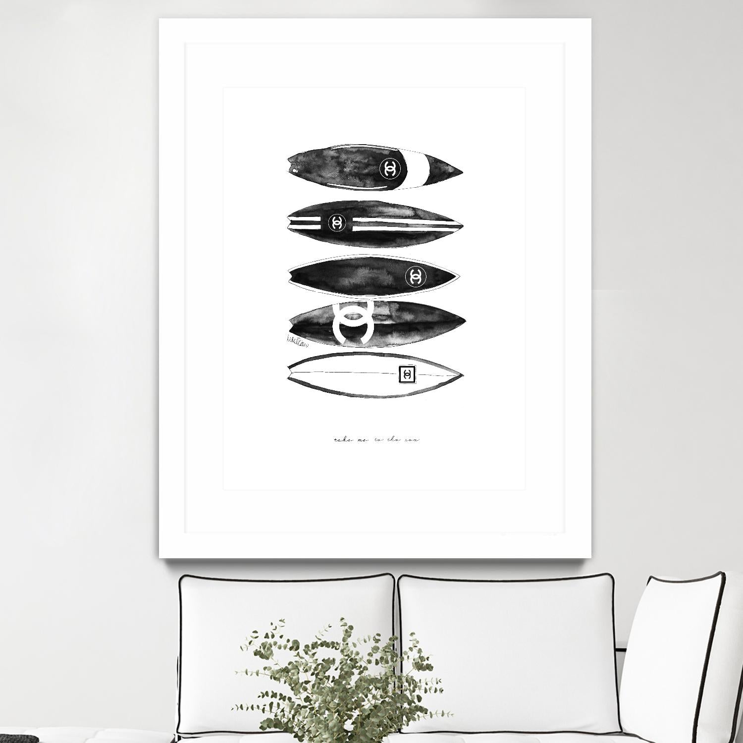 Surf Portrait by Mercedes Lopez Charro on GIANT ART