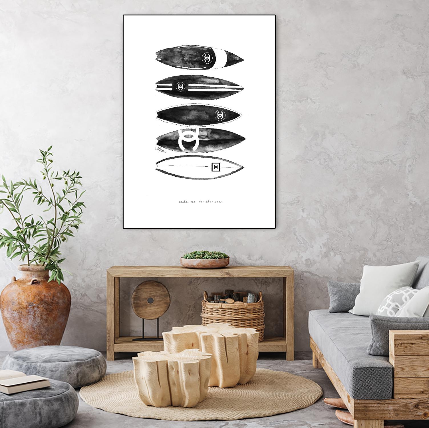 Surf Portrait by Mercedes Lopez Charro on GIANT ART