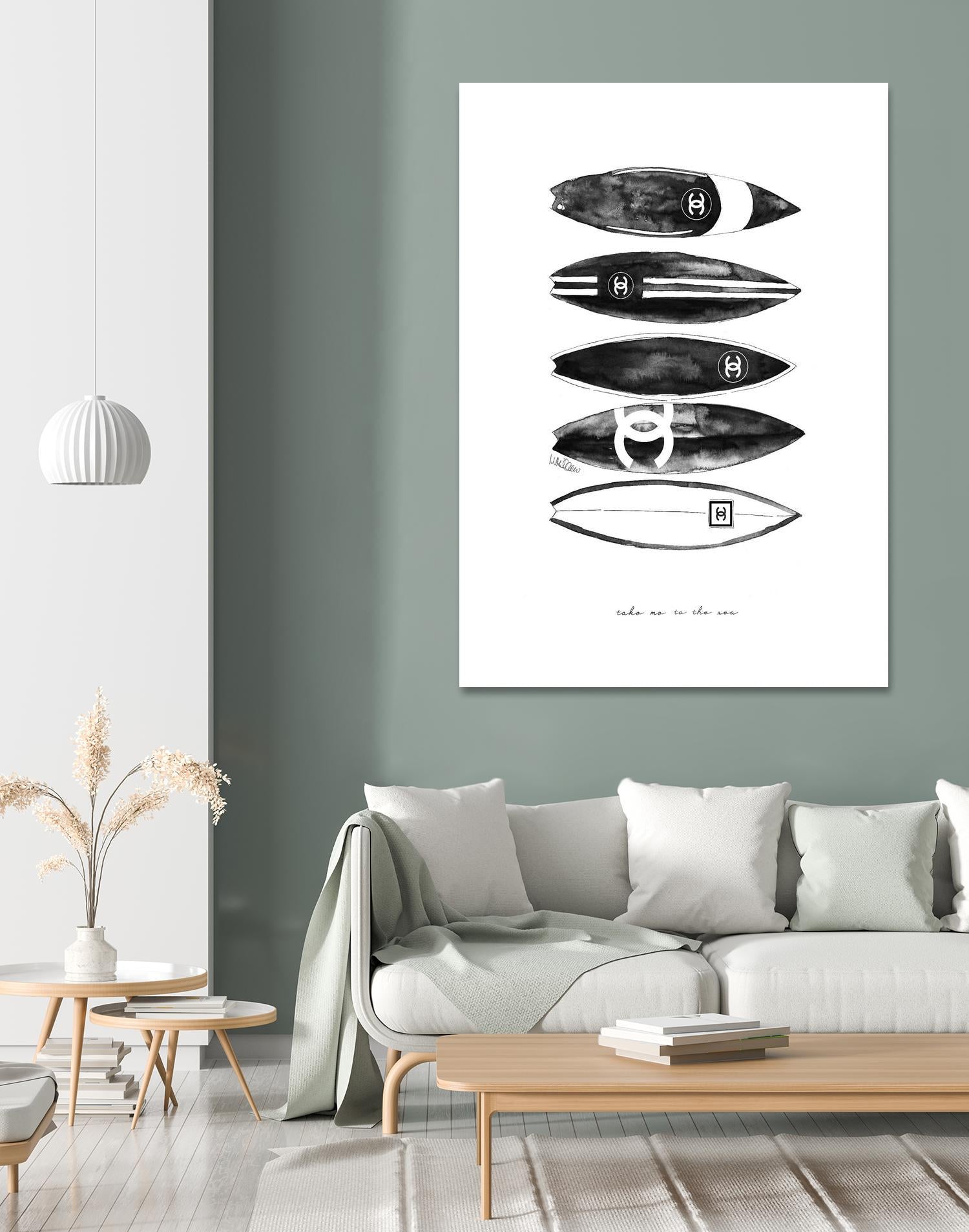 Surf Portrait by Mercedes Lopez Charro on GIANT ART