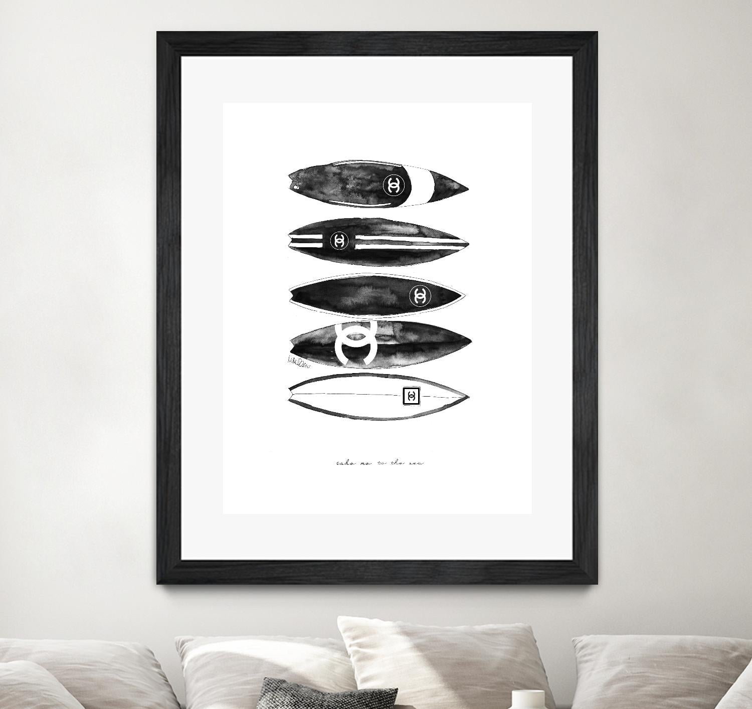 Surf Portrait by Mercedes Lopez Charro on GIANT ART