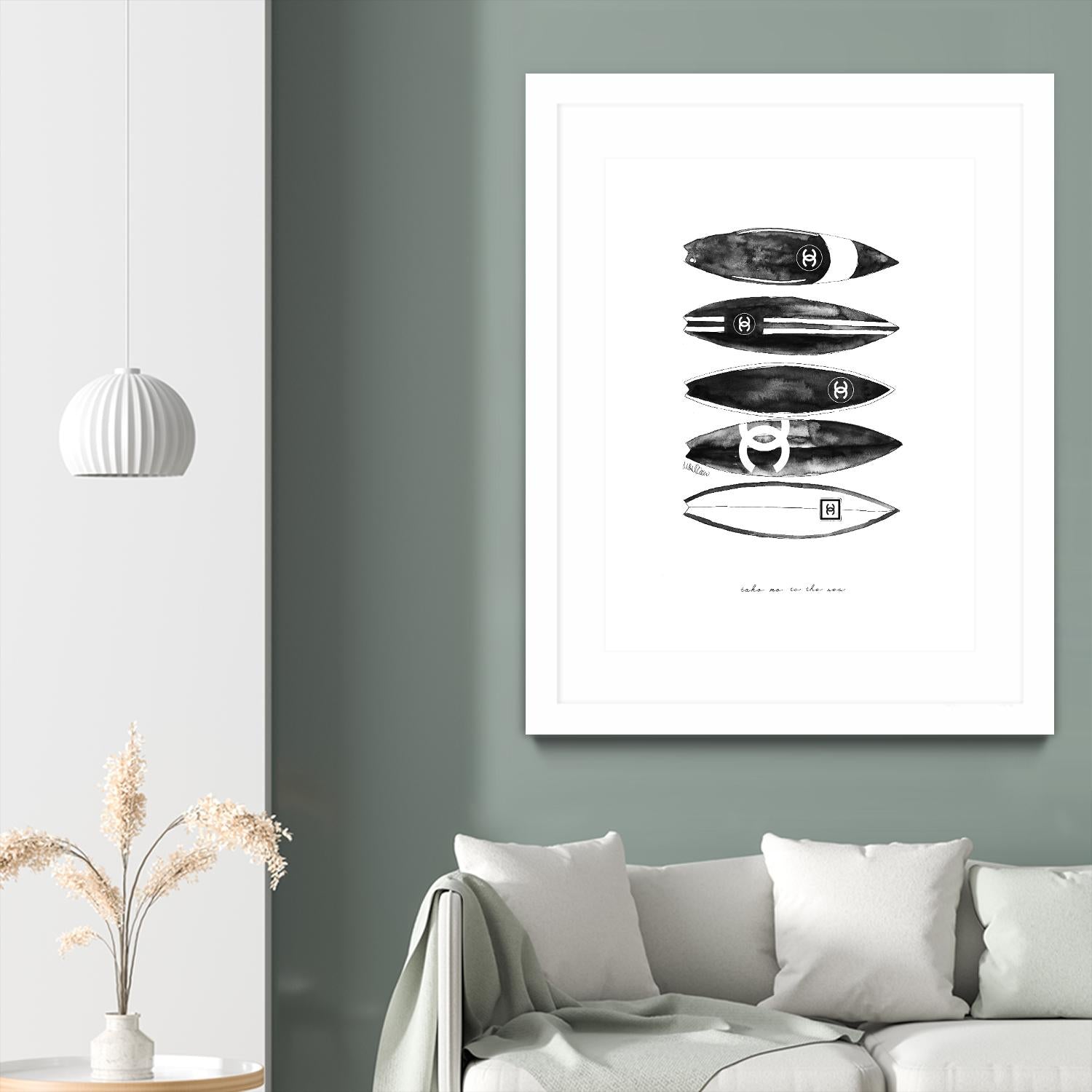 Surf Portrait by Mercedes Lopez Charro on GIANT ART