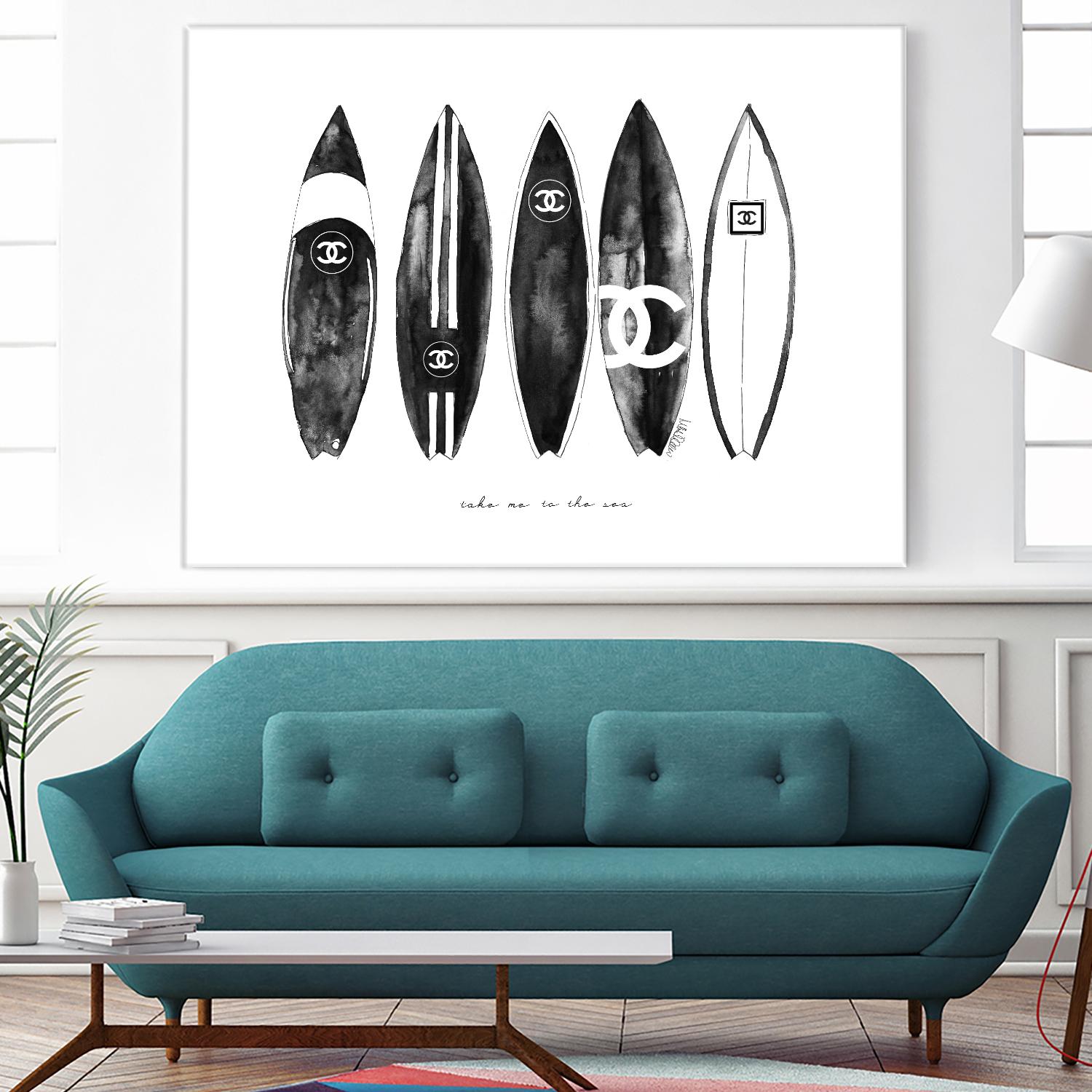 Surf Landscape by Mercedes Lopez Charro on GIANT ART