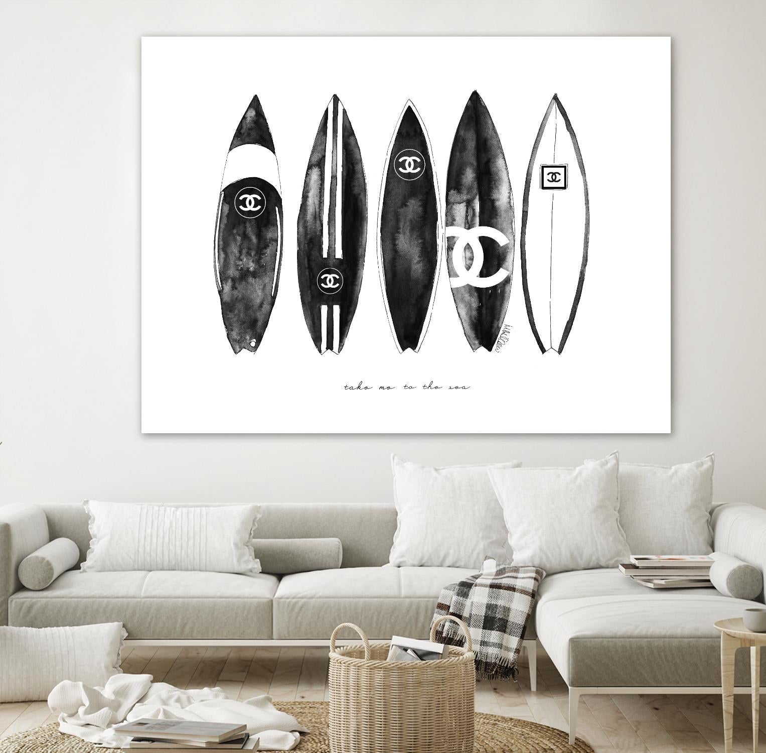 Surf Landscape by Mercedes Lopez Charro on GIANT ART