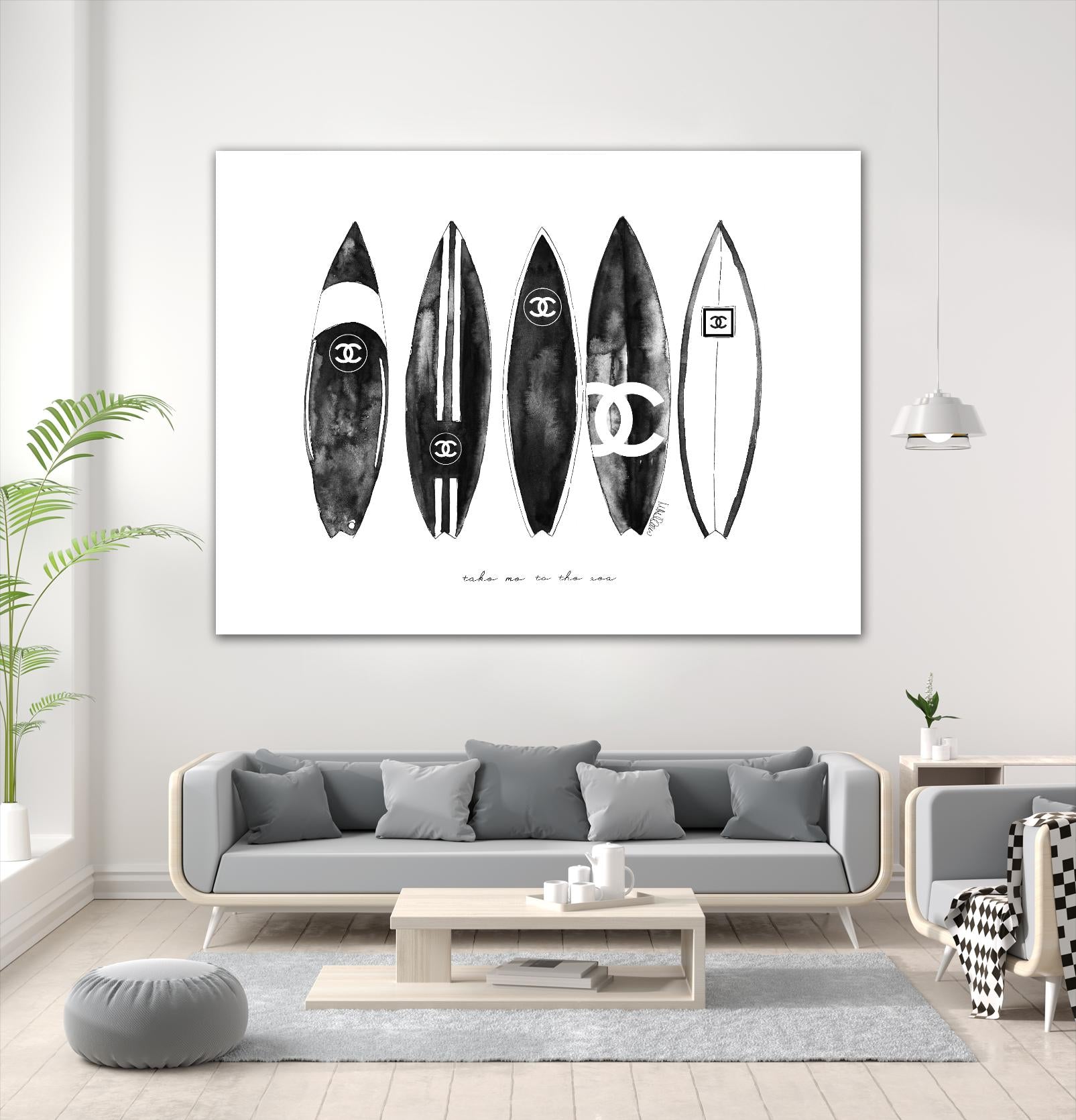 Surf Landscape by Mercedes Lopez Charro on GIANT ART