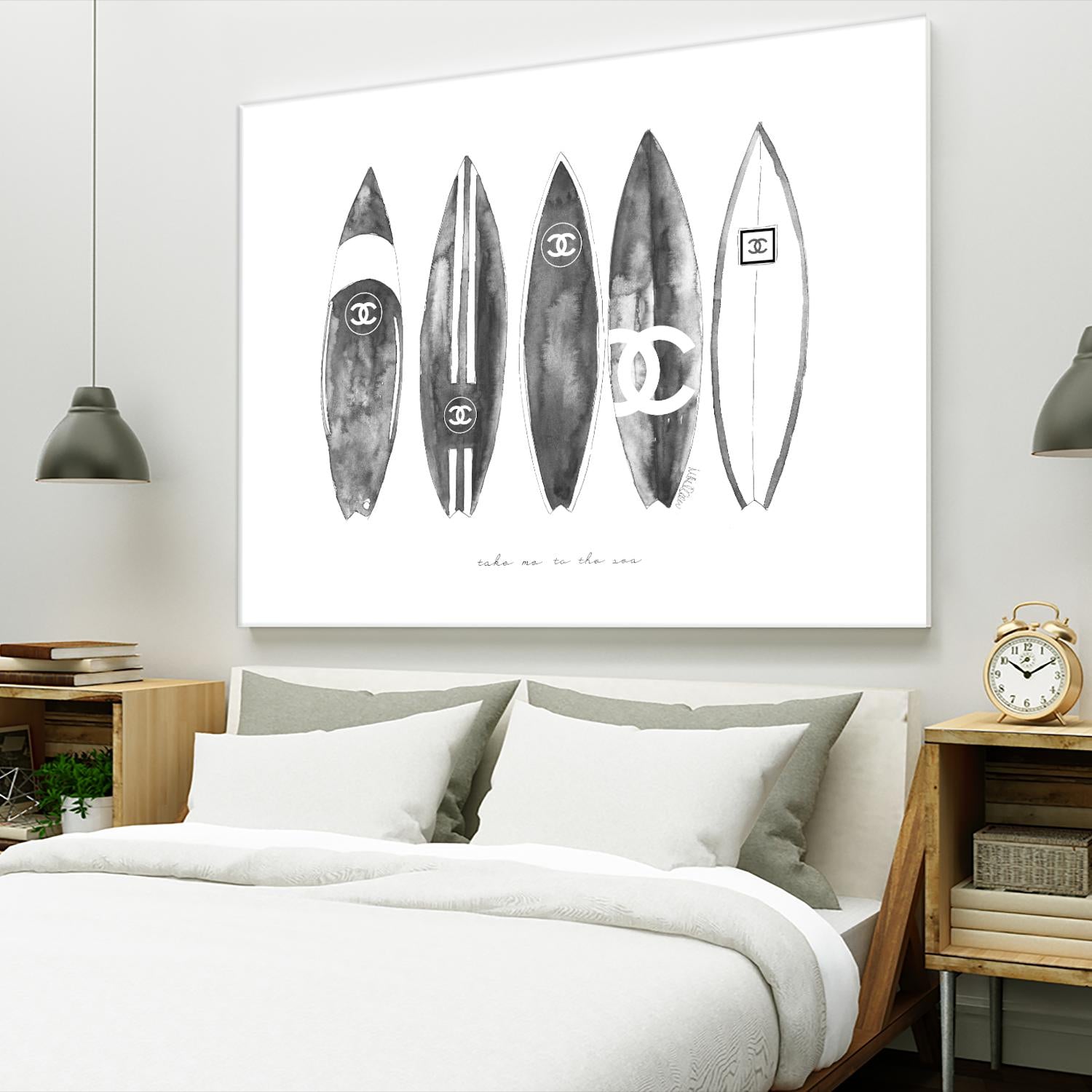 Surf Landscape by Mercedes Lopez Charro on GIANT ART