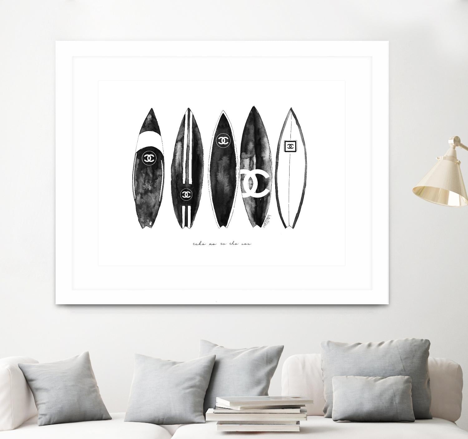 Surf Landscape by Mercedes Lopez Charro on GIANT ART